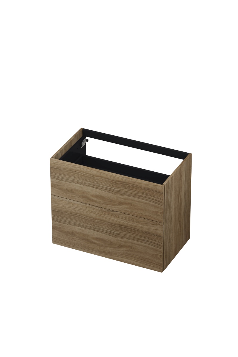 INK P2O onderkast 2 laden push to 1259024 Zuiver eiken H650xB800xD450