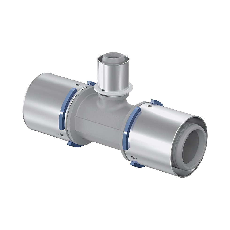 Uponor Composiet pers T-stuk 63x32x63mm 1032890