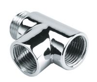 Chroom T-stuk 1/2
