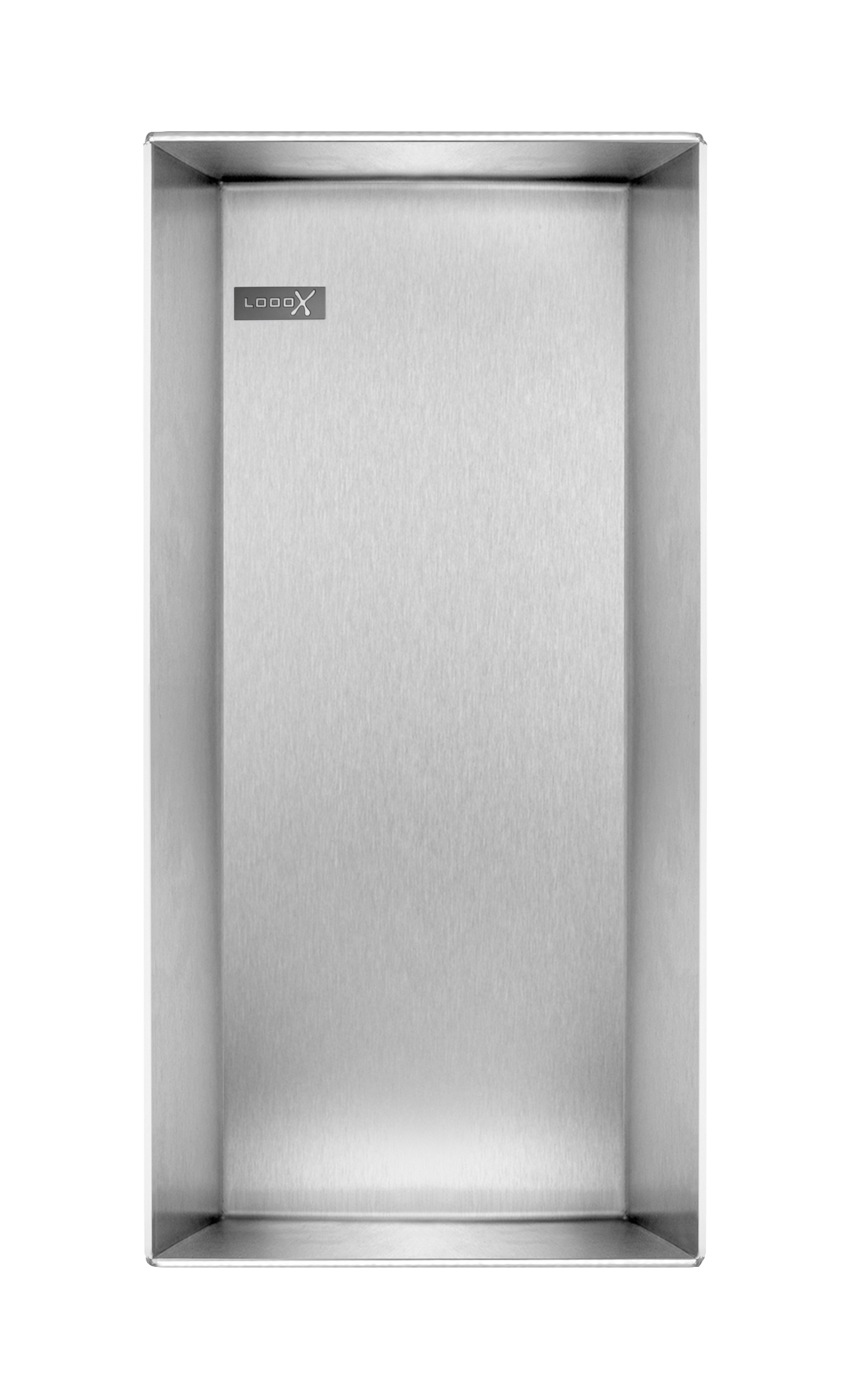 Looox Inbouwnis rvs 15x30cm CBOX15RVS