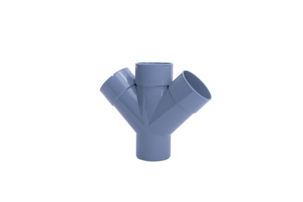 Lijm Dubbel T-stuk 45gr.3x mof/spie  110x110mm 1195001108 (15 st.)