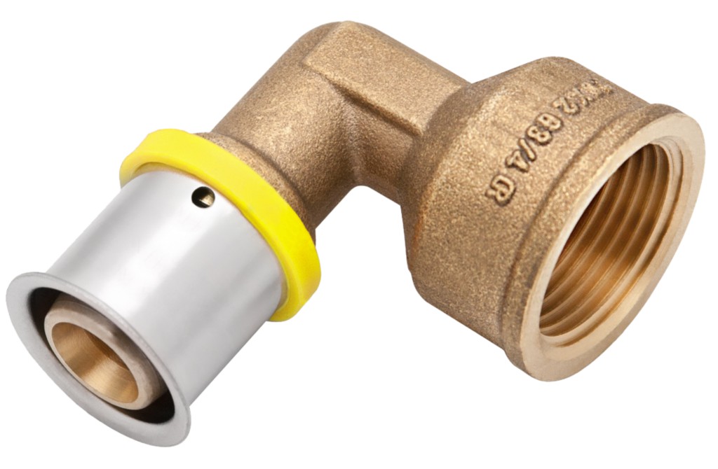 VSH UltraPress Gas Schroefknie 16x1/2 3860153