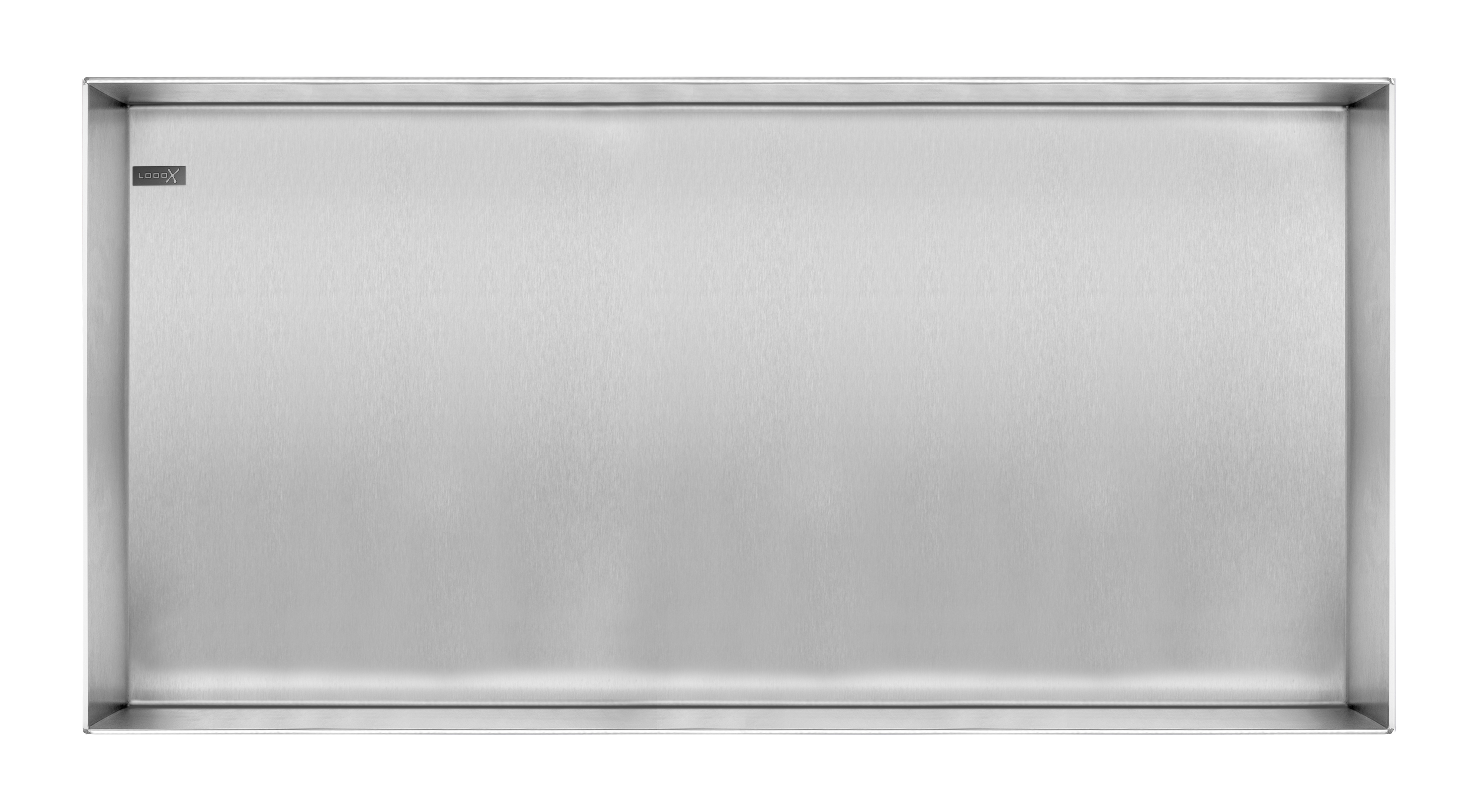 Looox Inbouwnis rvs 60x30cm CBOX60RVS