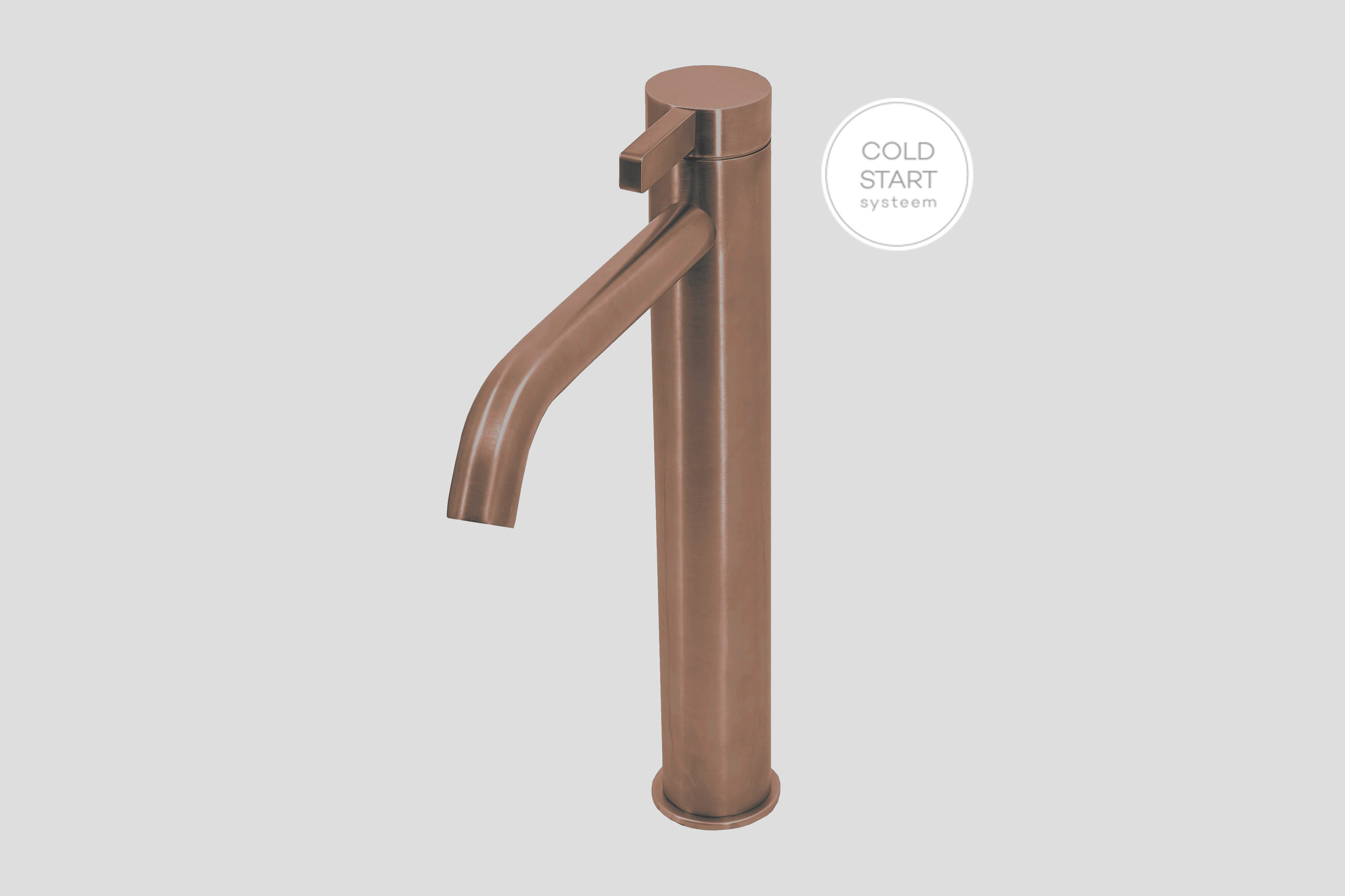 Lagoo Como Wastafelmengkraan high CM1104BK Brushed Copper PVD