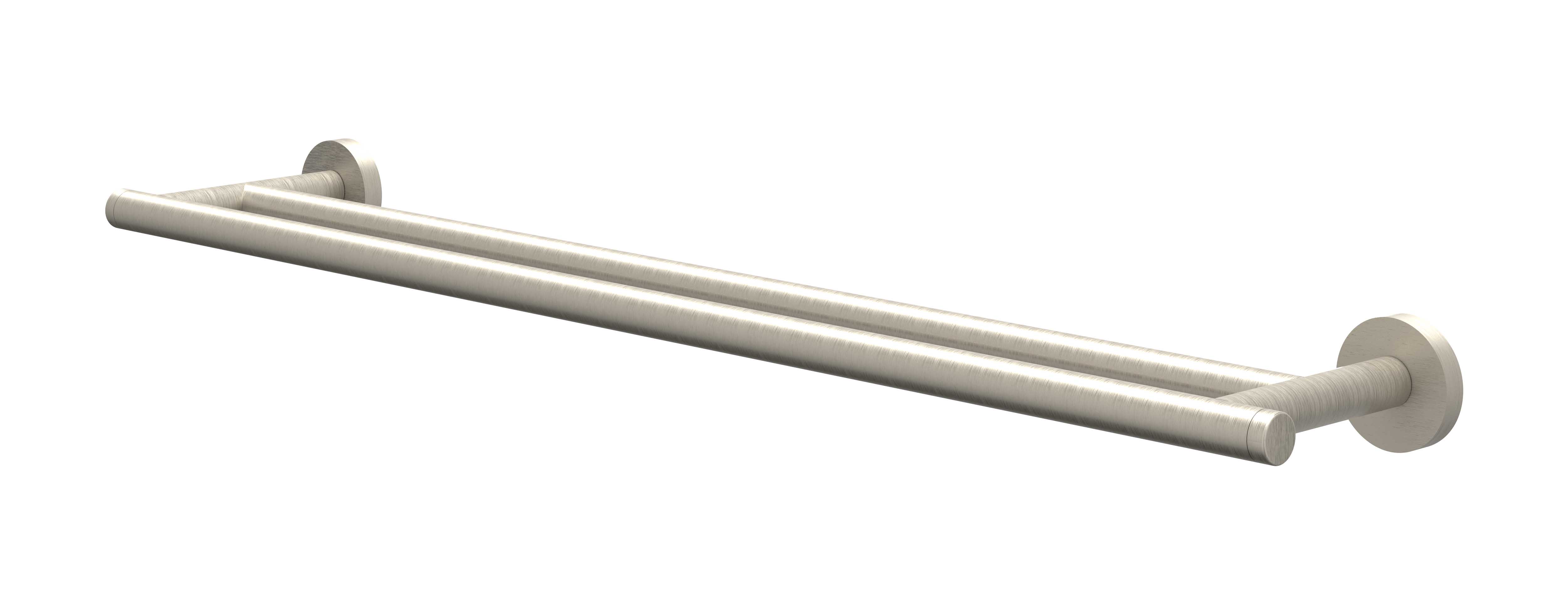 IVY Wandhanddoekrek 60cm dubbel 6500103 gebr. nickel PVD