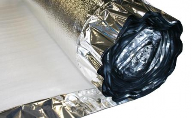 Alu plus folie vloerisolatie 3mm op rol a 25 meter