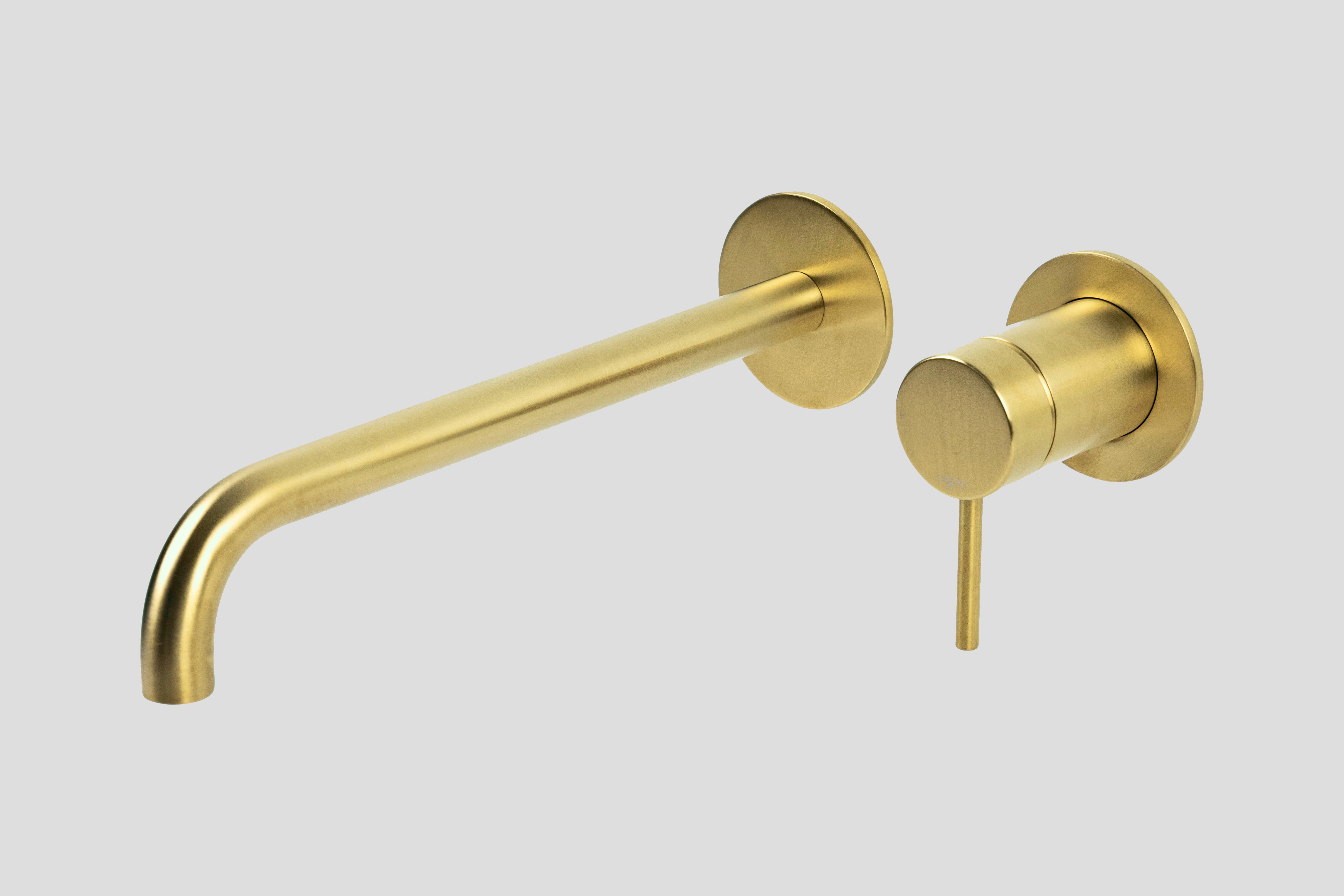 Lagoo Garda inbouw wastafelmengkraan afb.deel met uitloop links 26 cm G1200-26BB Brushed Brass PVD