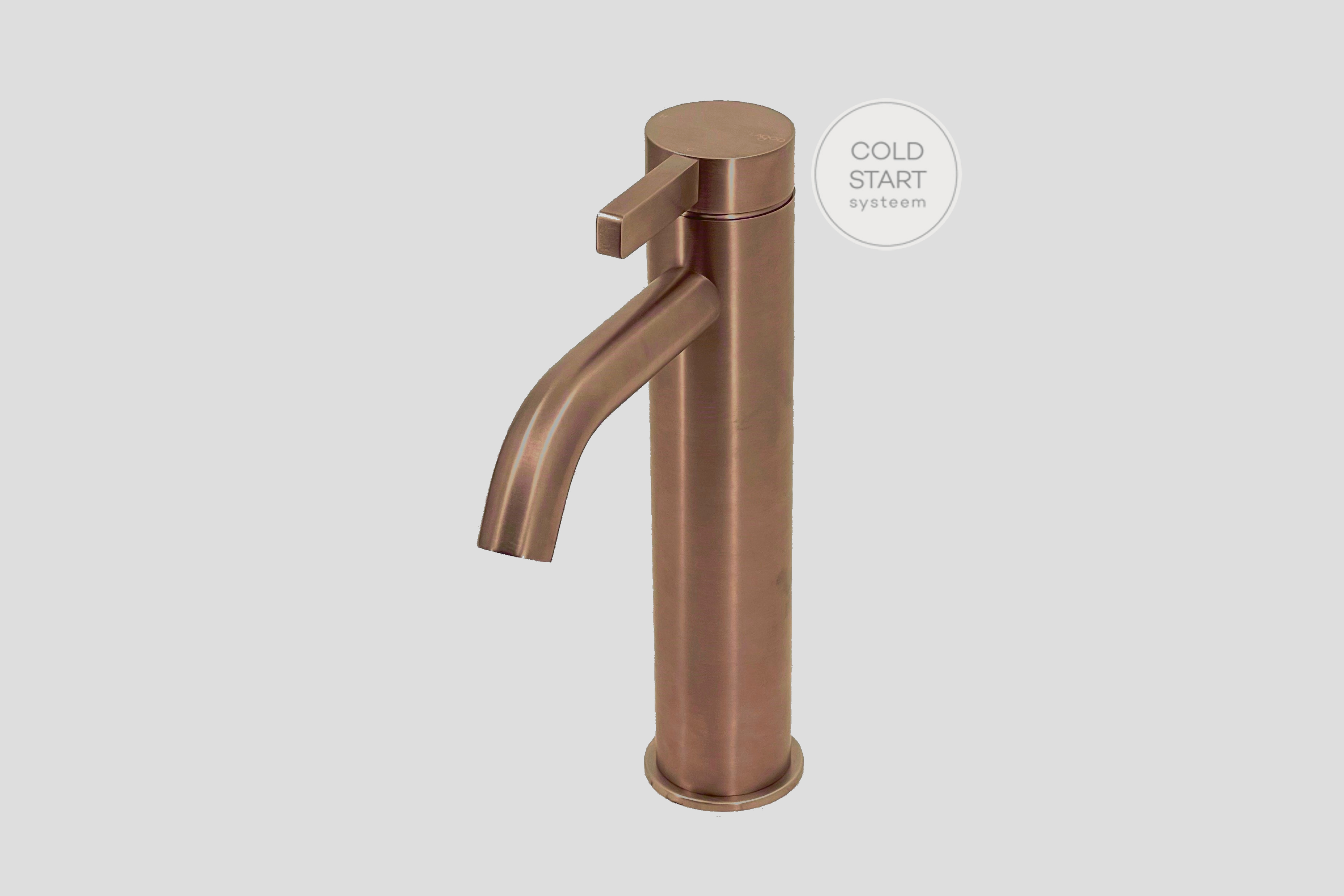 Lagoo Como Wastafelmengkraan medium CM1102BK Brushed Copper PVD
