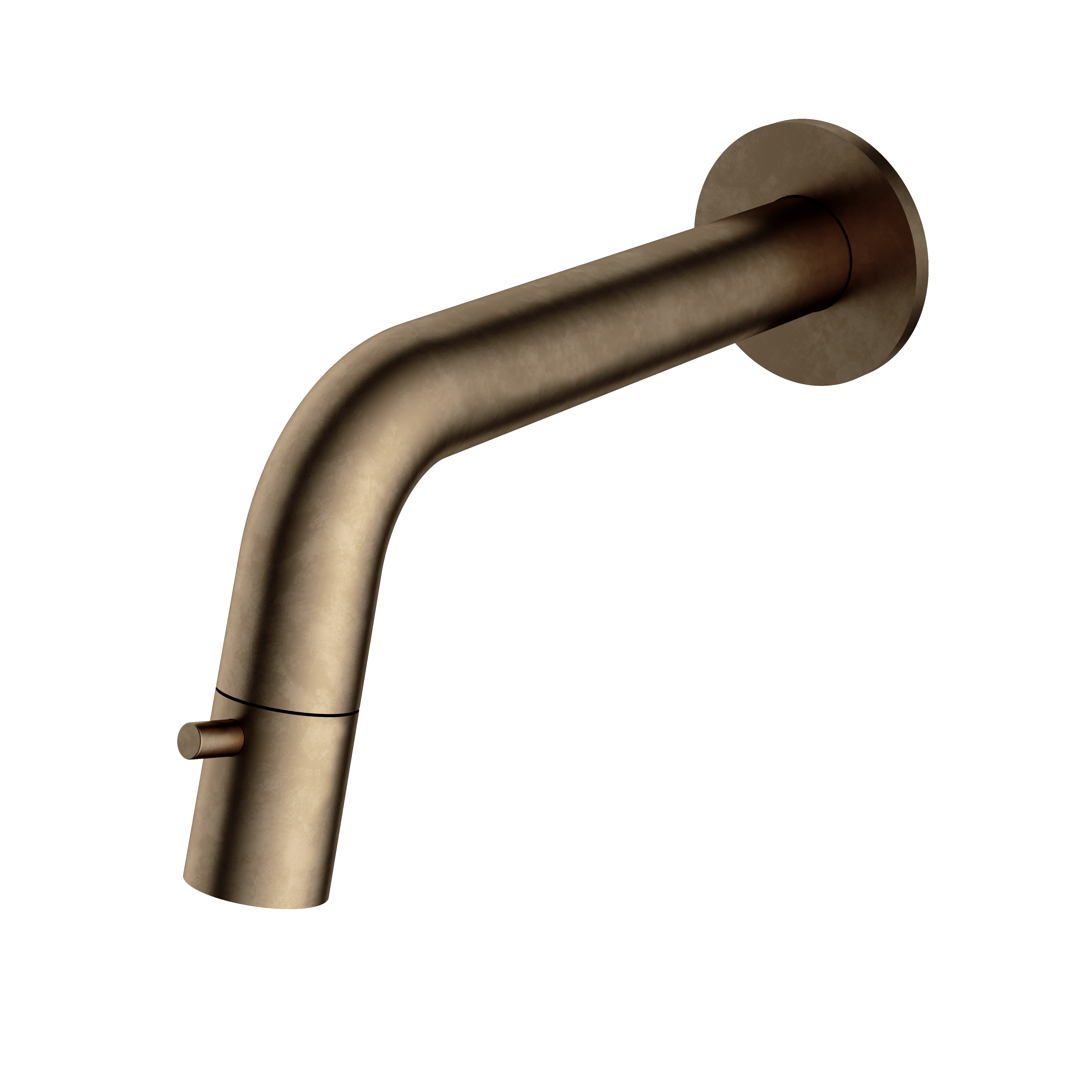 Hotbath Cobber fonteinkraan wand inkortbaar UW001AB Verouderd messing