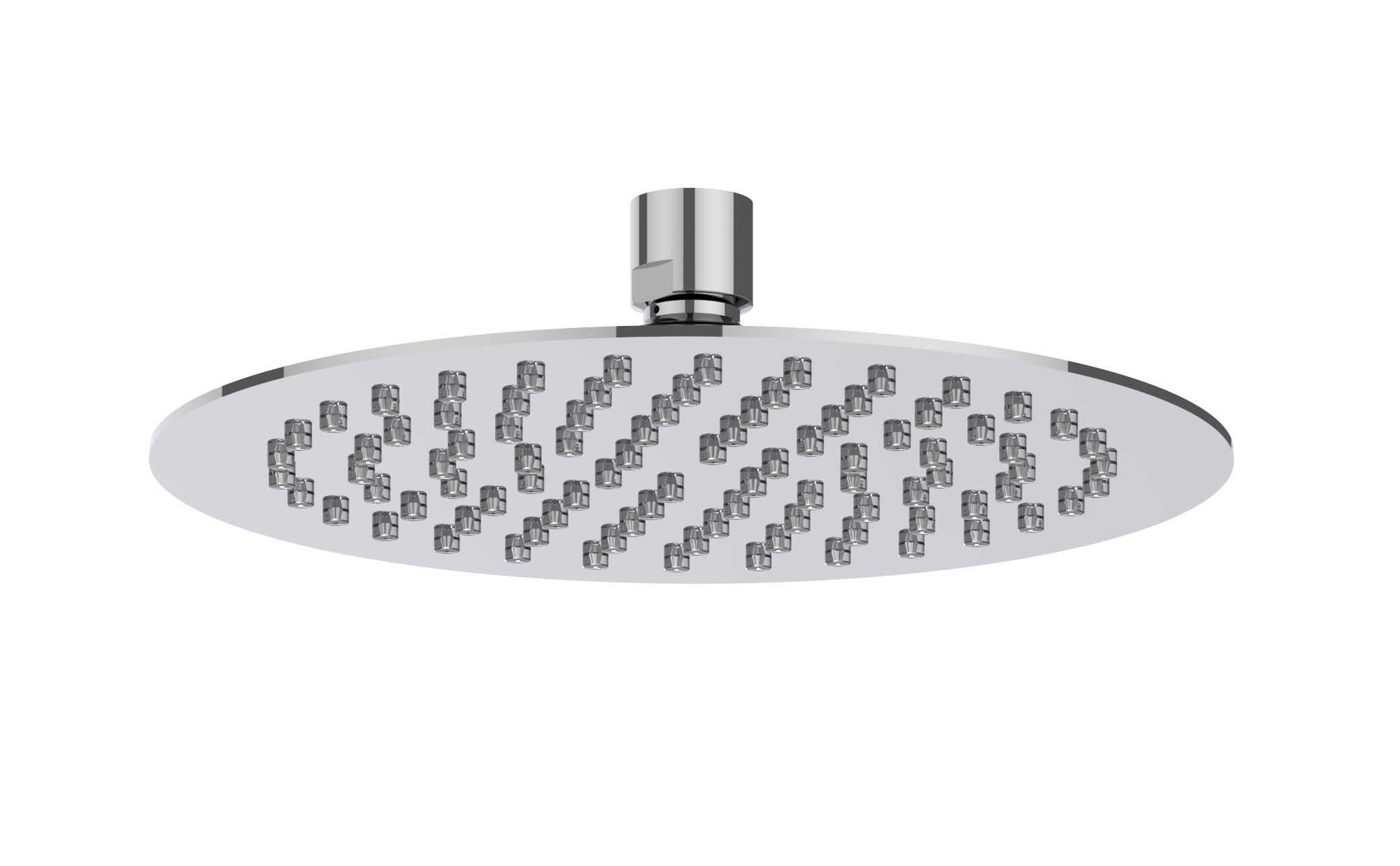 IVY Toebehoren Hoofddouche slim 20cm antikalk nozzels Eco-air 6900501 Chroom