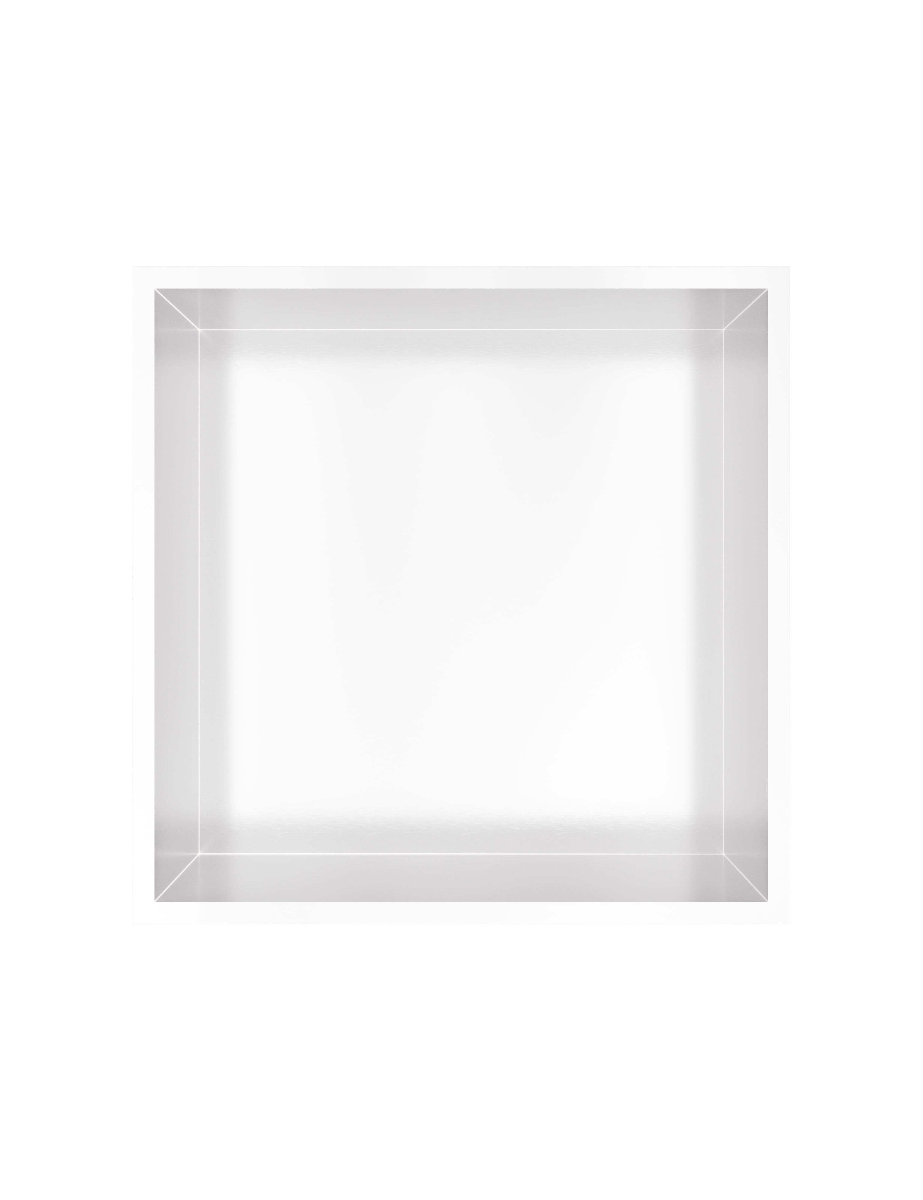 Hotbath More inbouwbox of inbouwnis 30x30x10cm BOX030WH Mat wit