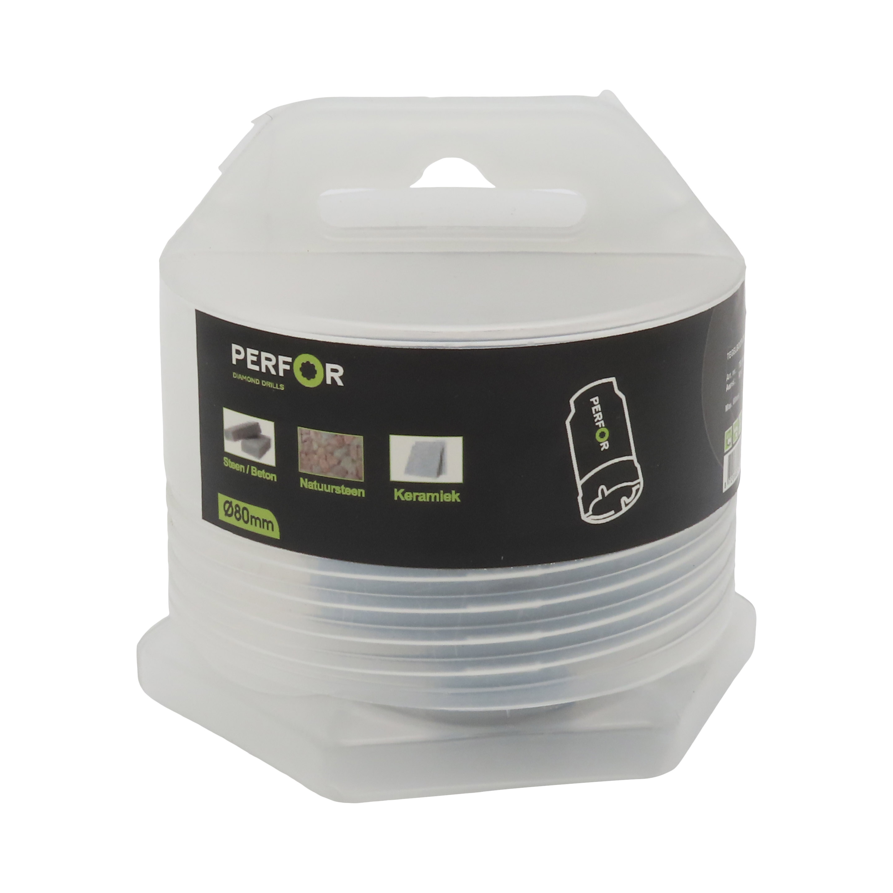 Tegelboor 80mm M14 aansluiting TB.080.M14