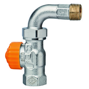 Heimeier Eclipse thermostaatkraan 1/2 recht met bocht 3944-02.000