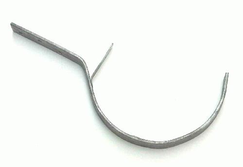 Gegalvaniseerde gootbeugel M37 tapgat 30x5 45 graden