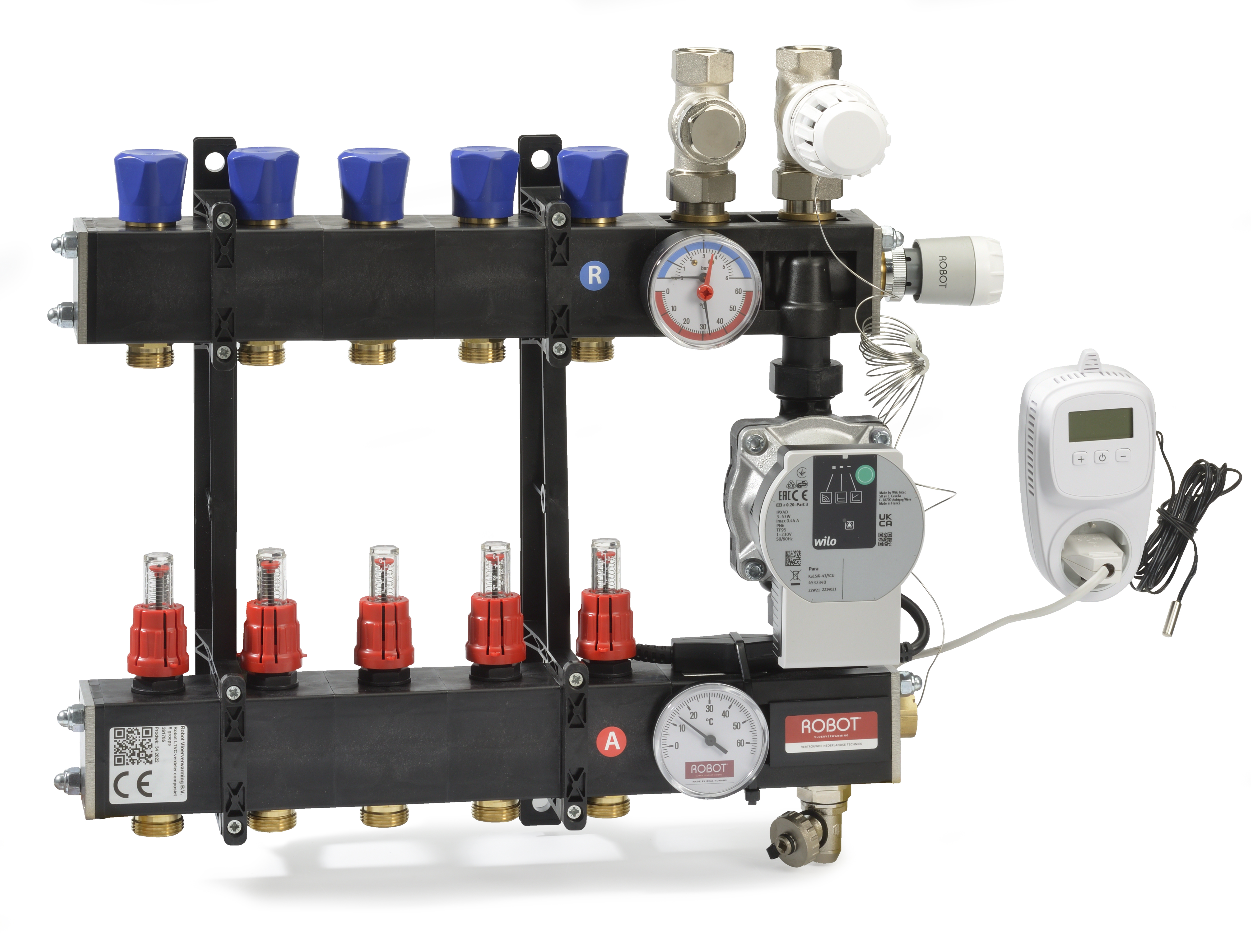 Robot Hybride LTVC verdeler 12 groeps met Wilo pomp 261992