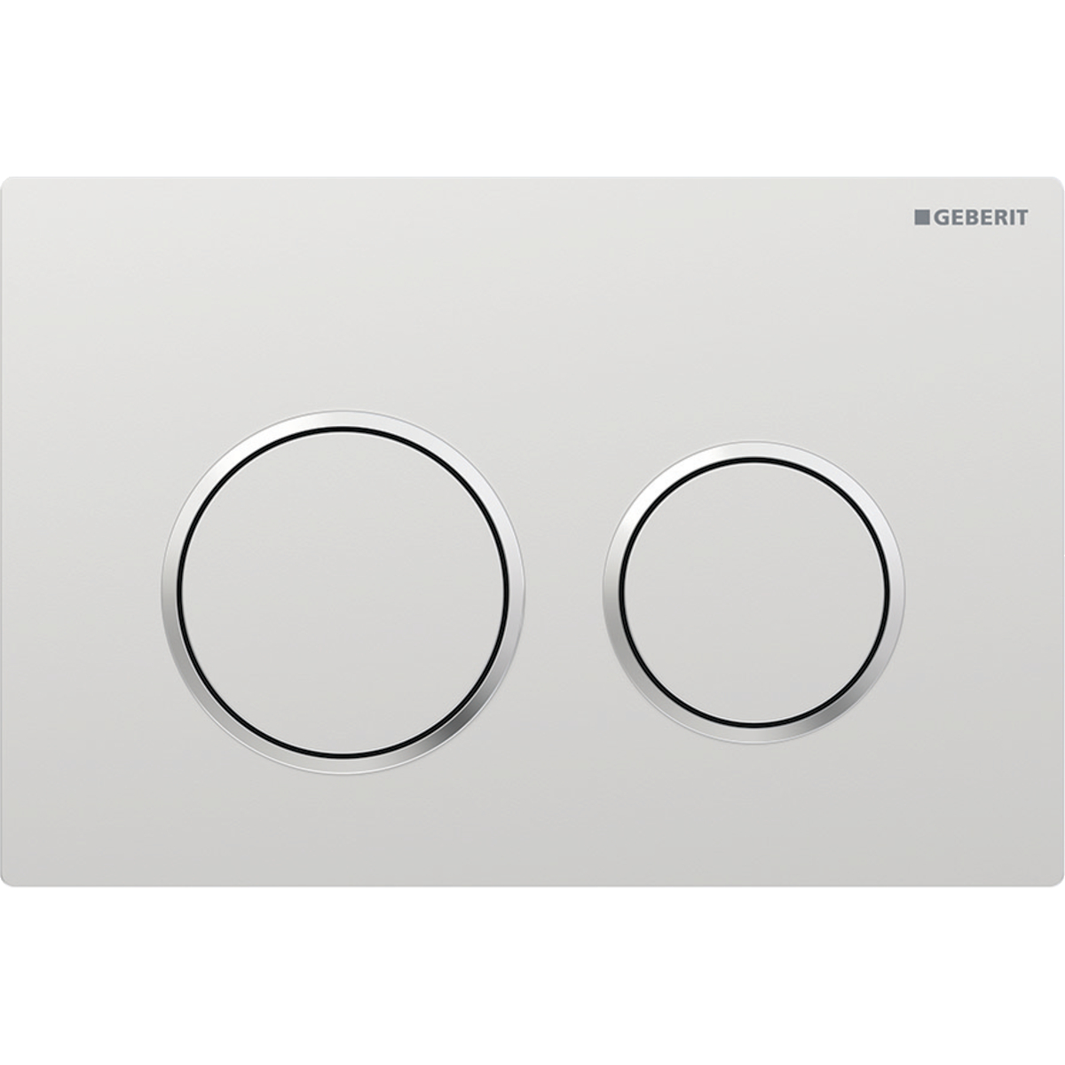 Geberit Omega20 bedieningsplaat 2- toets round matchroom easy-to-clean 115.085.JQ.1
