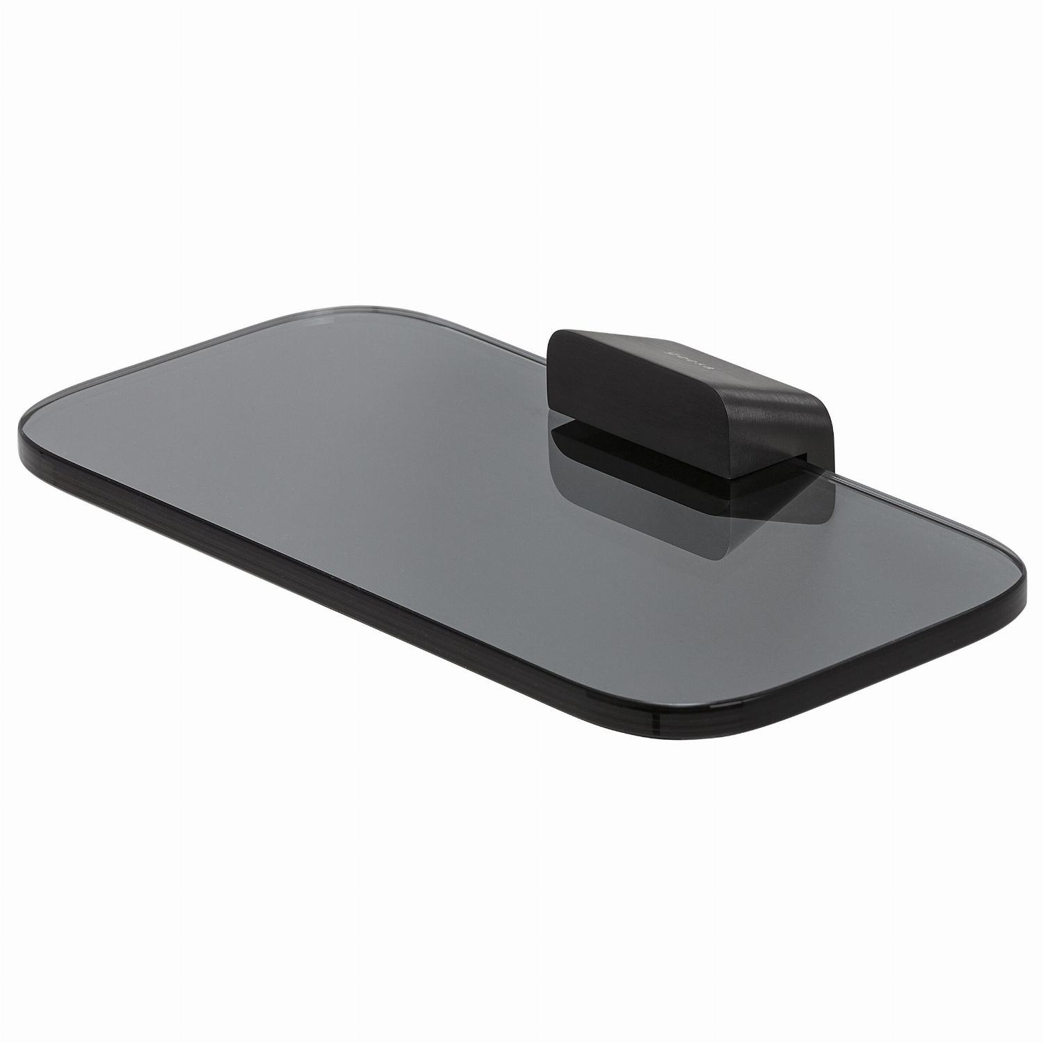 Geesa Shift planchet / zeephouder zwart metaal geb. met rookglas 919903-09-66