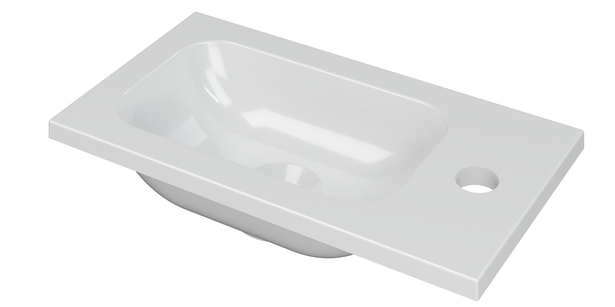 INK Enter Fontein porselein m. krgt. universeel H16xB400xD220 Glans wit / 3404366