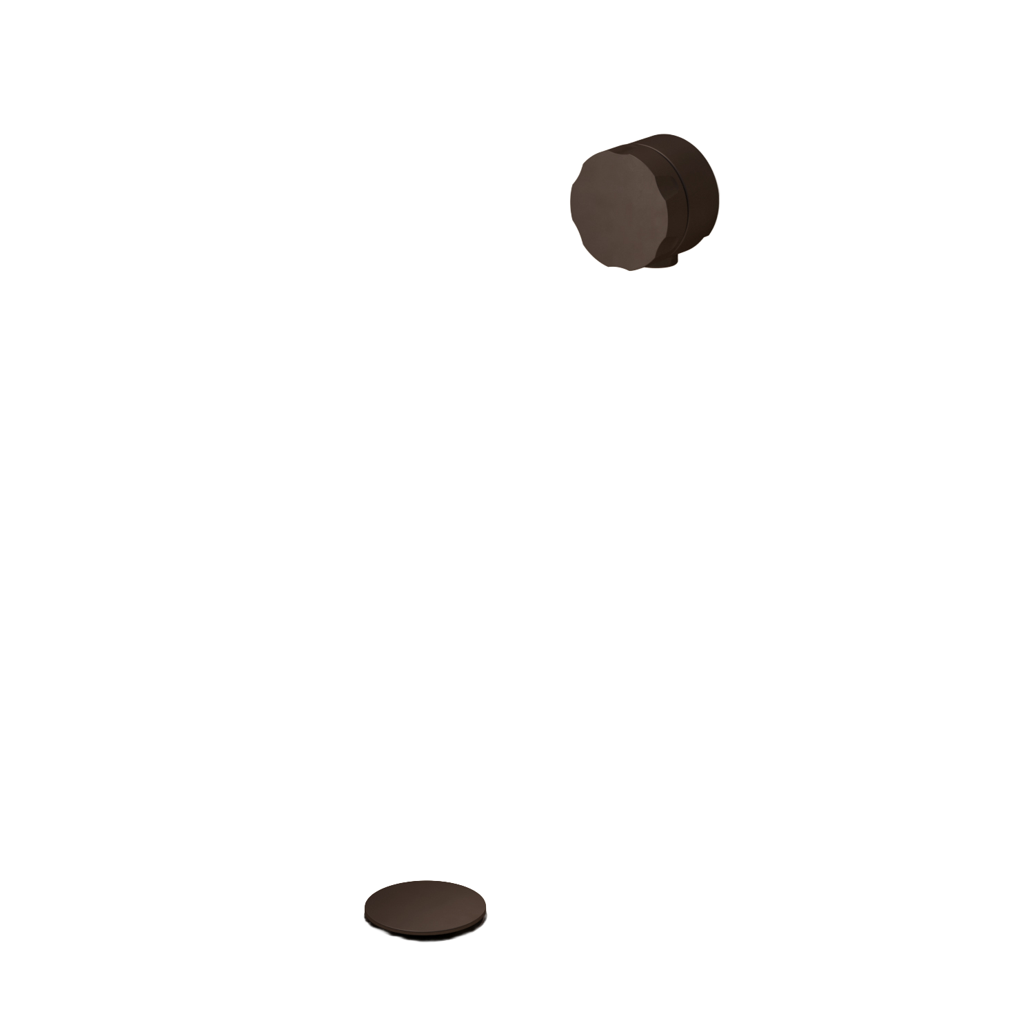 Hotbath Mate badoverloop-vulcombinatie verlengd P033TB Tuscan bronze