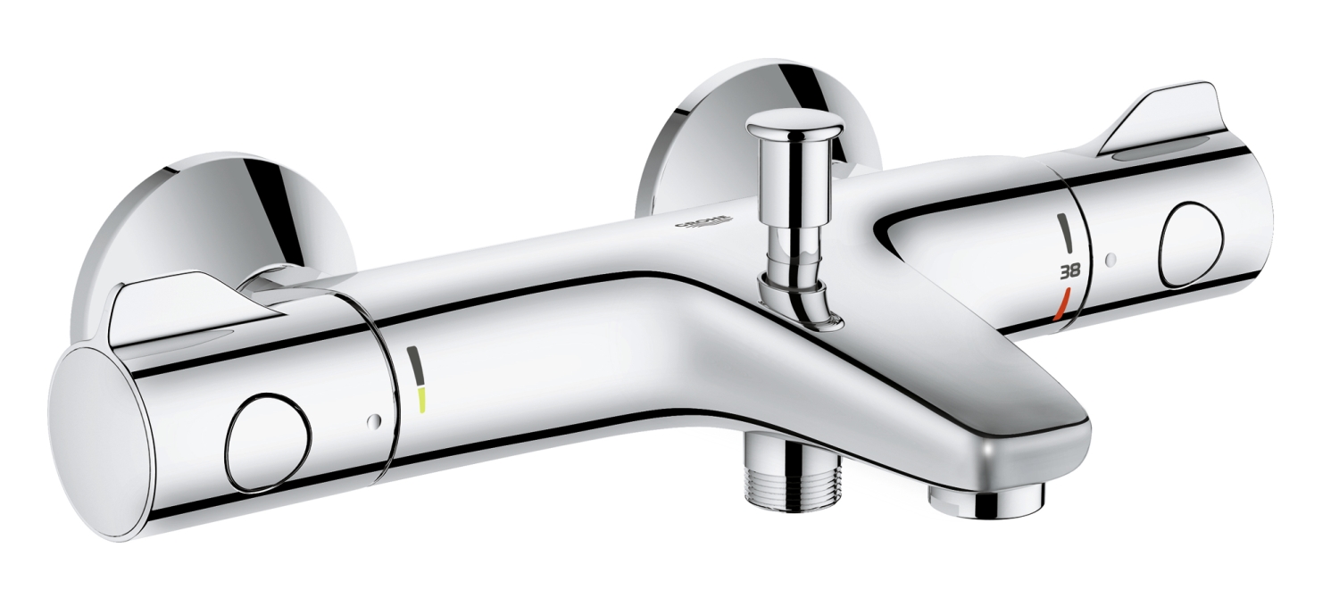 Grohe Grohtherm 800 badthermostaat met koppelingen 34567000