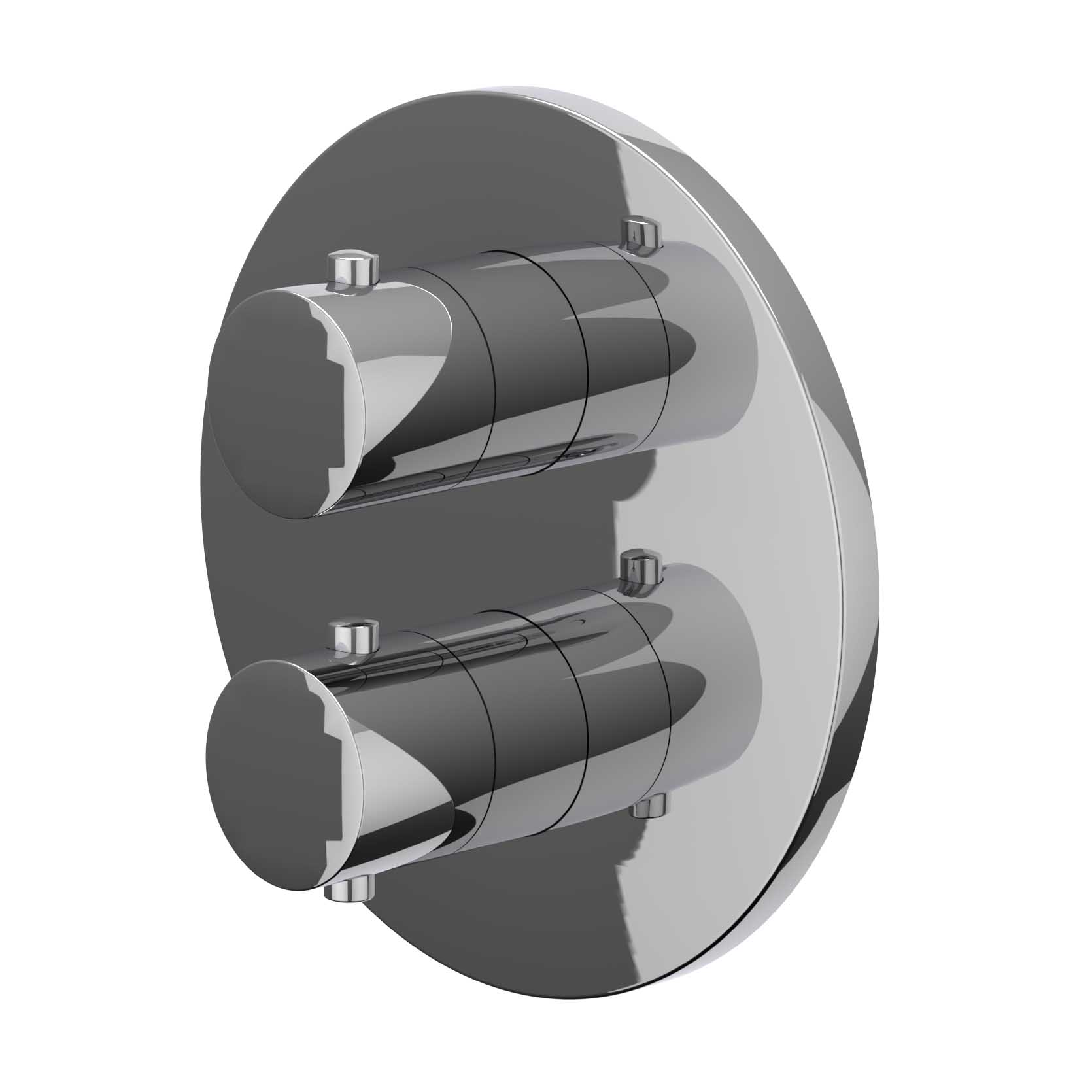 IVY Bond Afbouwdeel inbouwthermostaat met 3-weg stop-omstel 6201201 Chroom