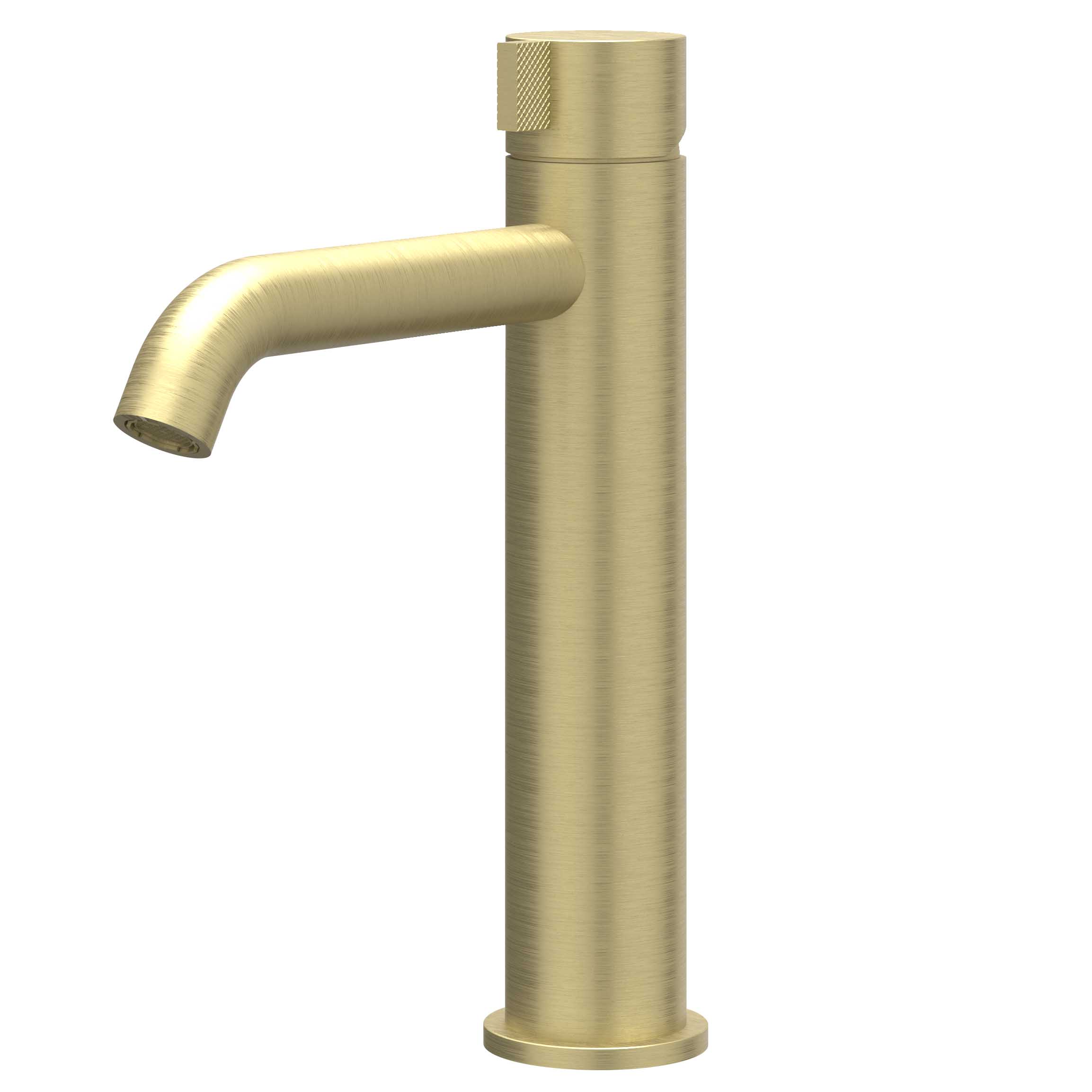 IVY Tribe Eenhendel wastafelmengkraan opbouw model M coldstart 6100412 RVS316 gebr. mat goud PVD