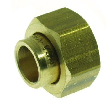 2 delige koppeling binnendraad met vlakke dichting 21/2x54 0406945