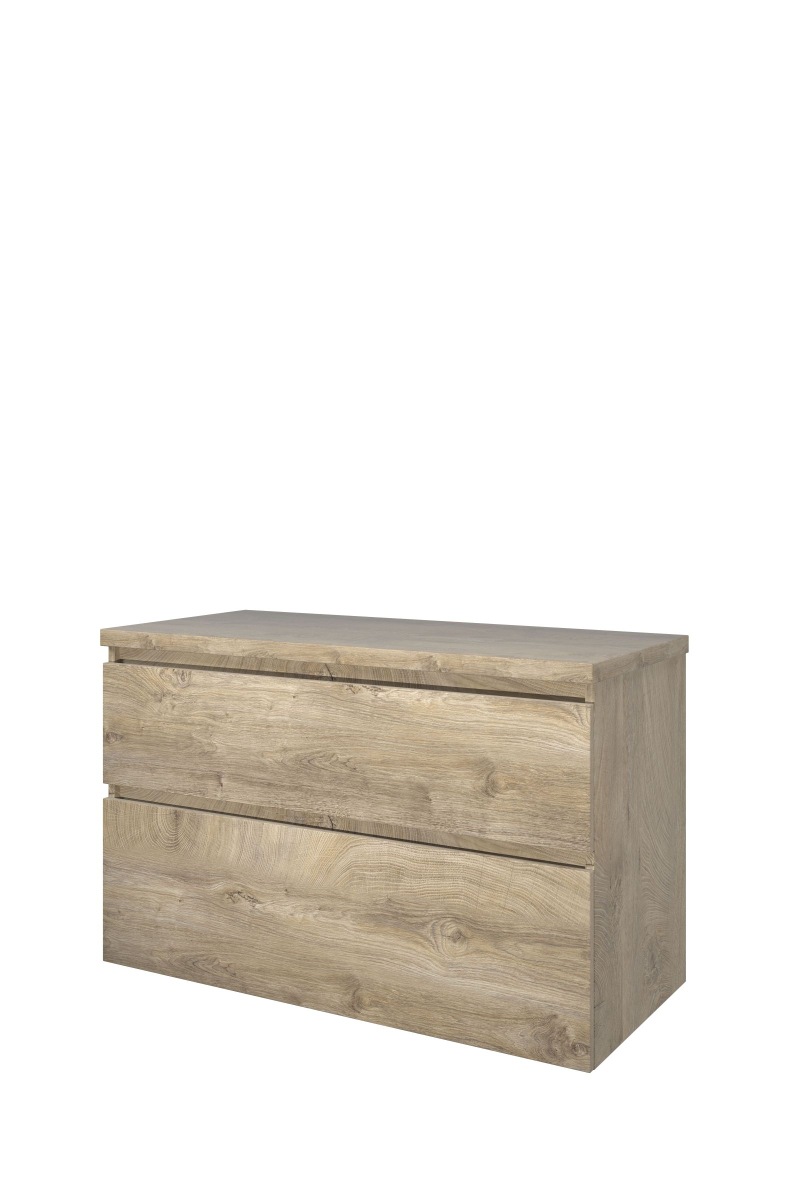 Proline set Top afdekplaat en onderk. a-sym. 1817301 Raw oak H632xB1000xD460