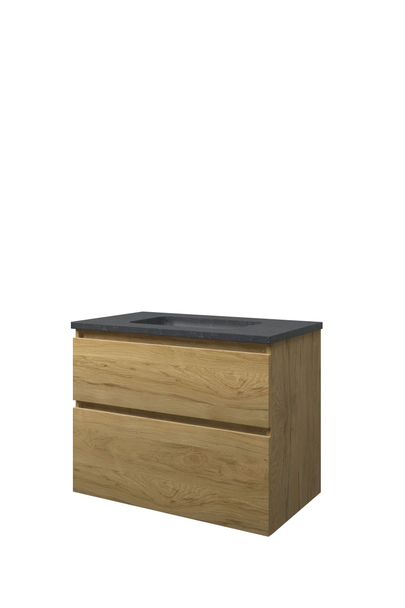 Proline set hardsteen Elegant wast. z. krgt. en onderk. a-sym. 1815822 Ideal oak/Blue stone H625xB800xD460