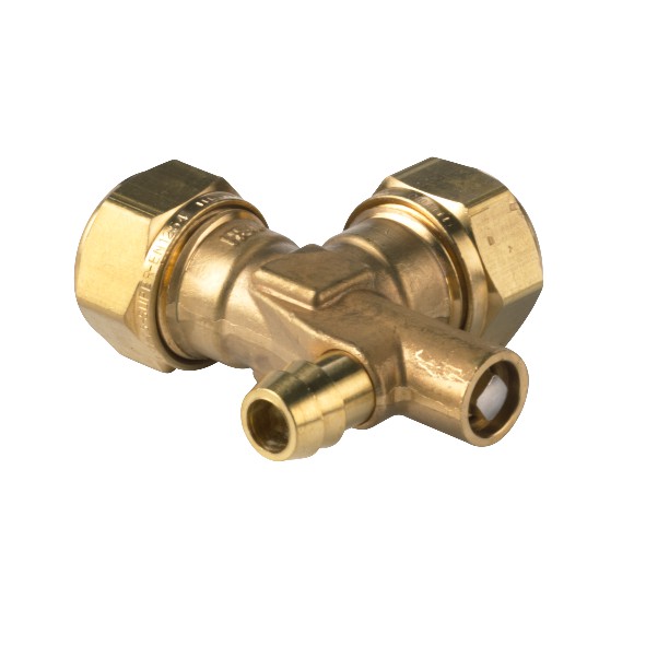 VSH Knie met aftap 22x22 0863137