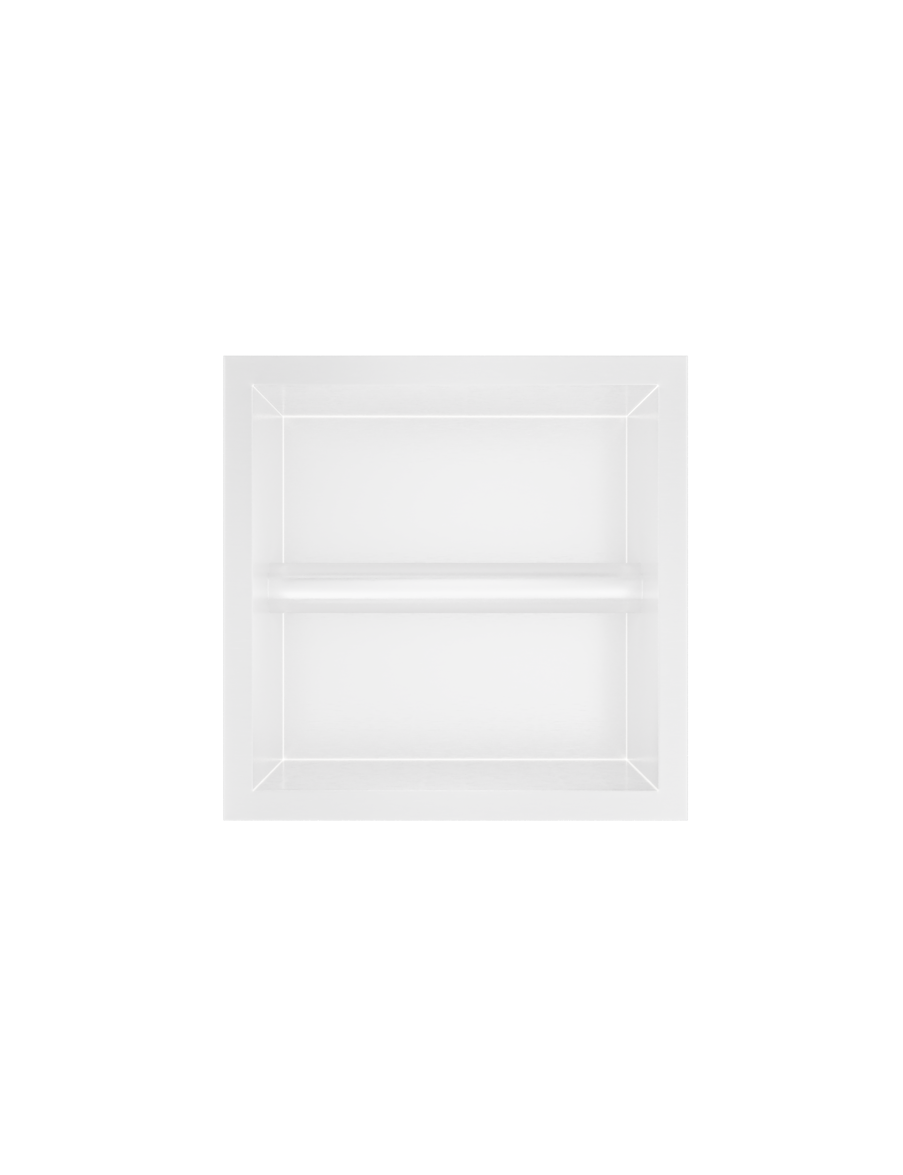 Hotbath More inbouw toiletrol houder 16x16x12.6cm PH016WH Mat wit