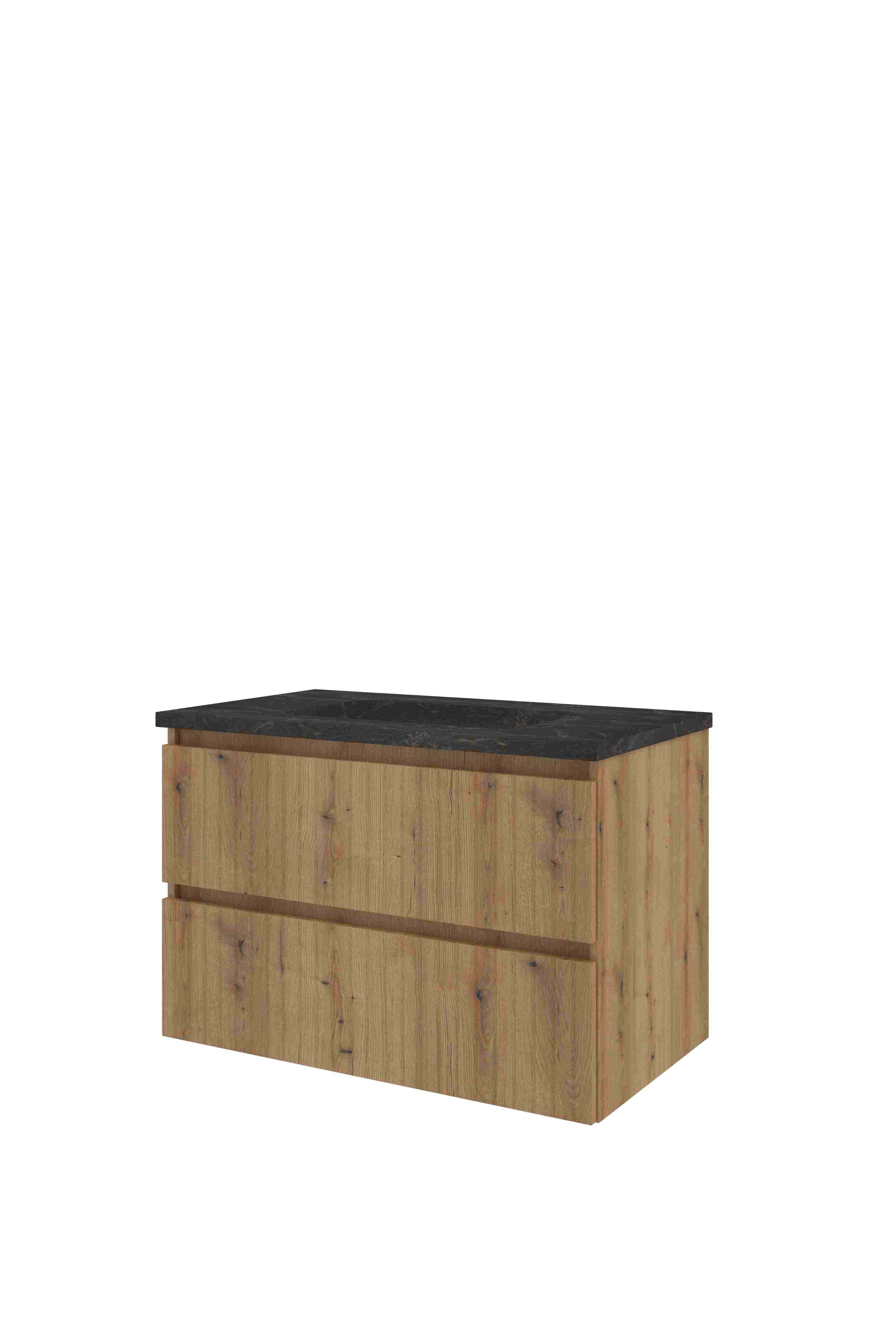 Proline Set hardsteen Elegant wast. z. krgt. en onderkast sym. gefr. 1818281 Urban oak/Blue stone 800x460x545