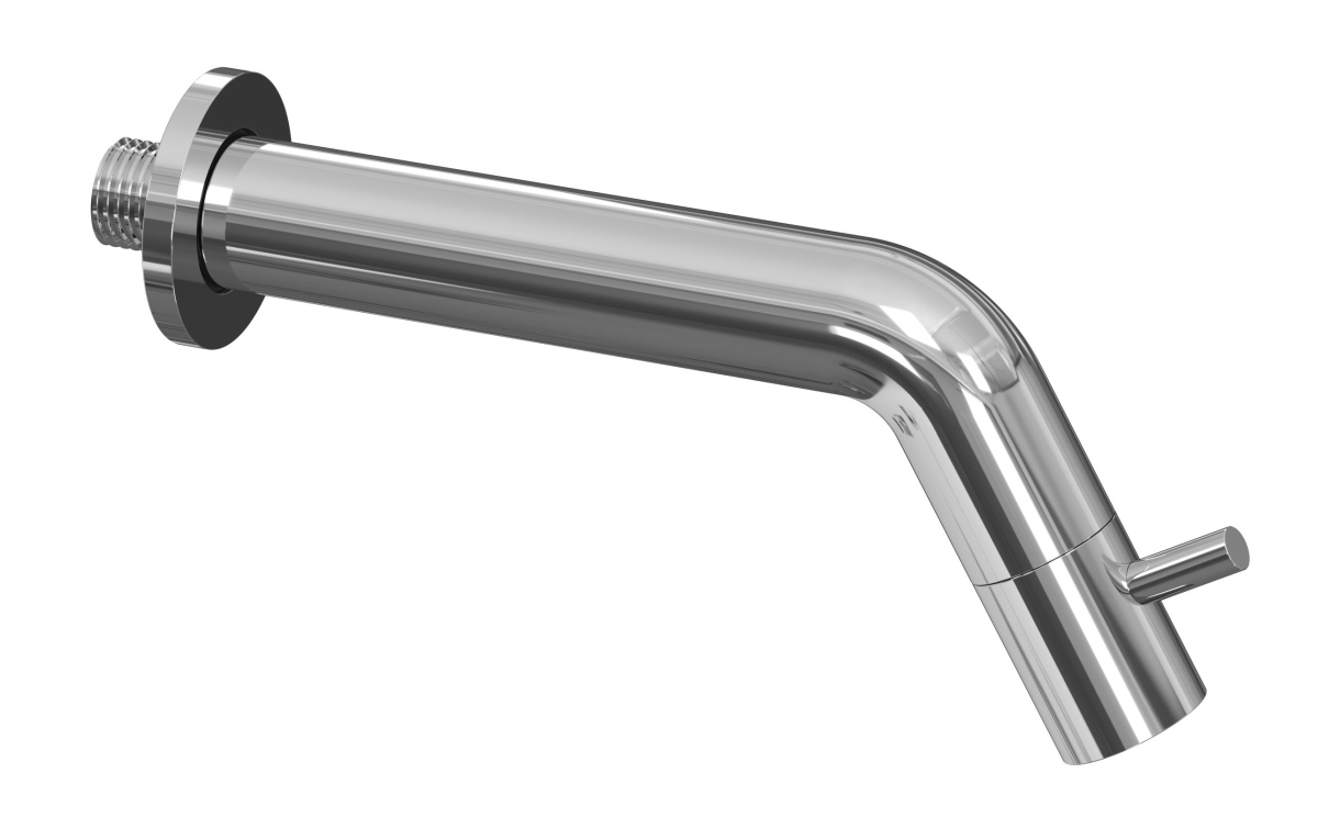 INK fonteinkraan koudwater wandmodel inkortbaar 9902310 Chroom