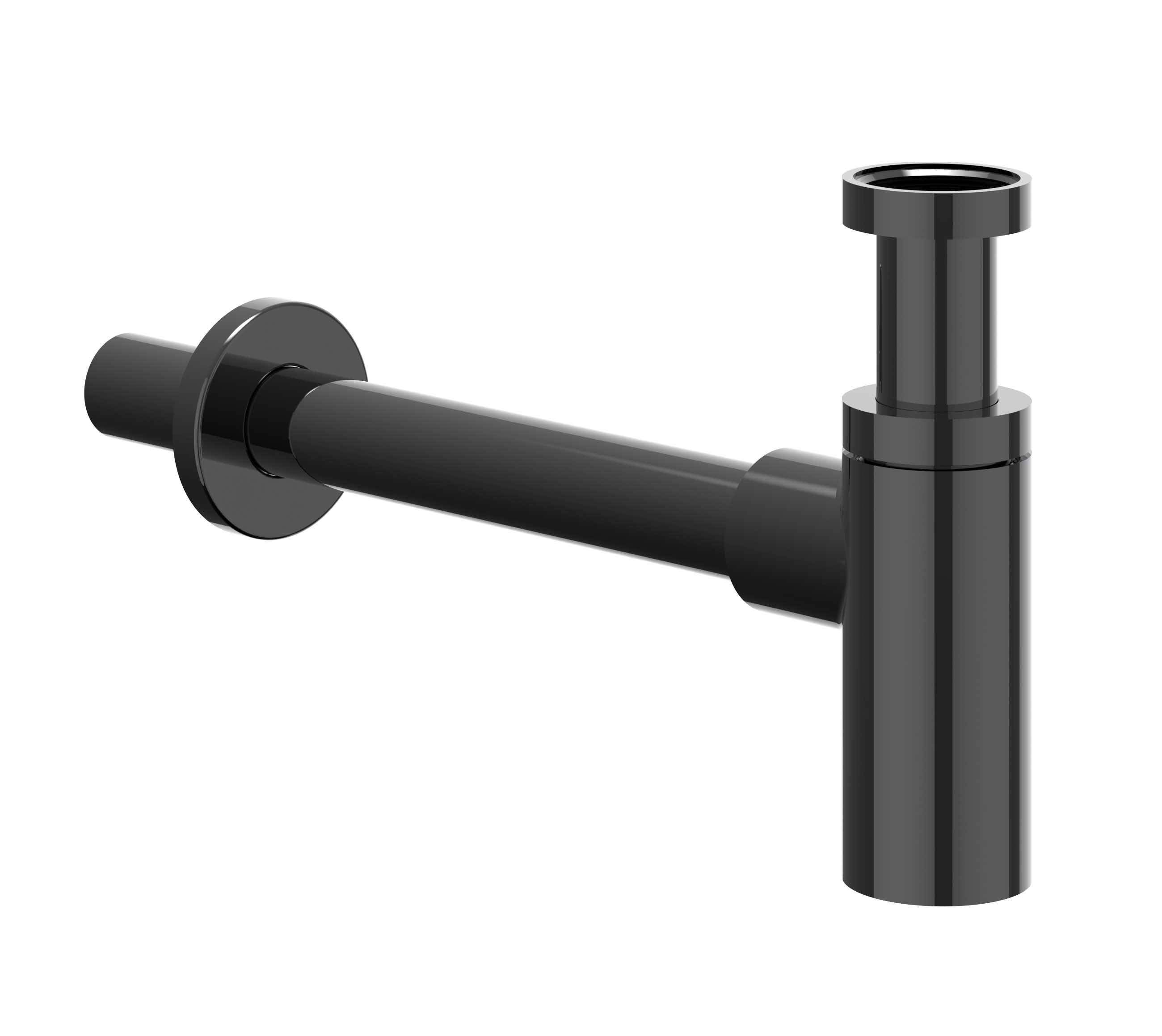 IVY Toebehoren Design sifon hoog model 6901807 Zwart chroom PVD