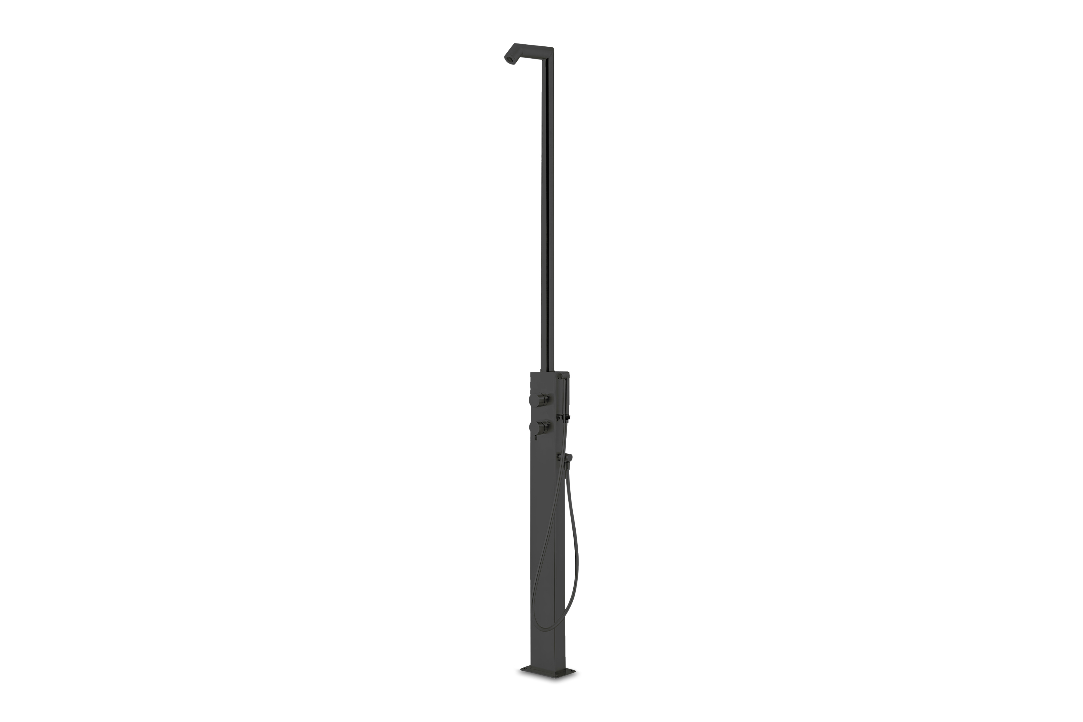 Lagoo Nesso Buitendouche m. 2-weg omstel en handdouche N8002MB Matt Black