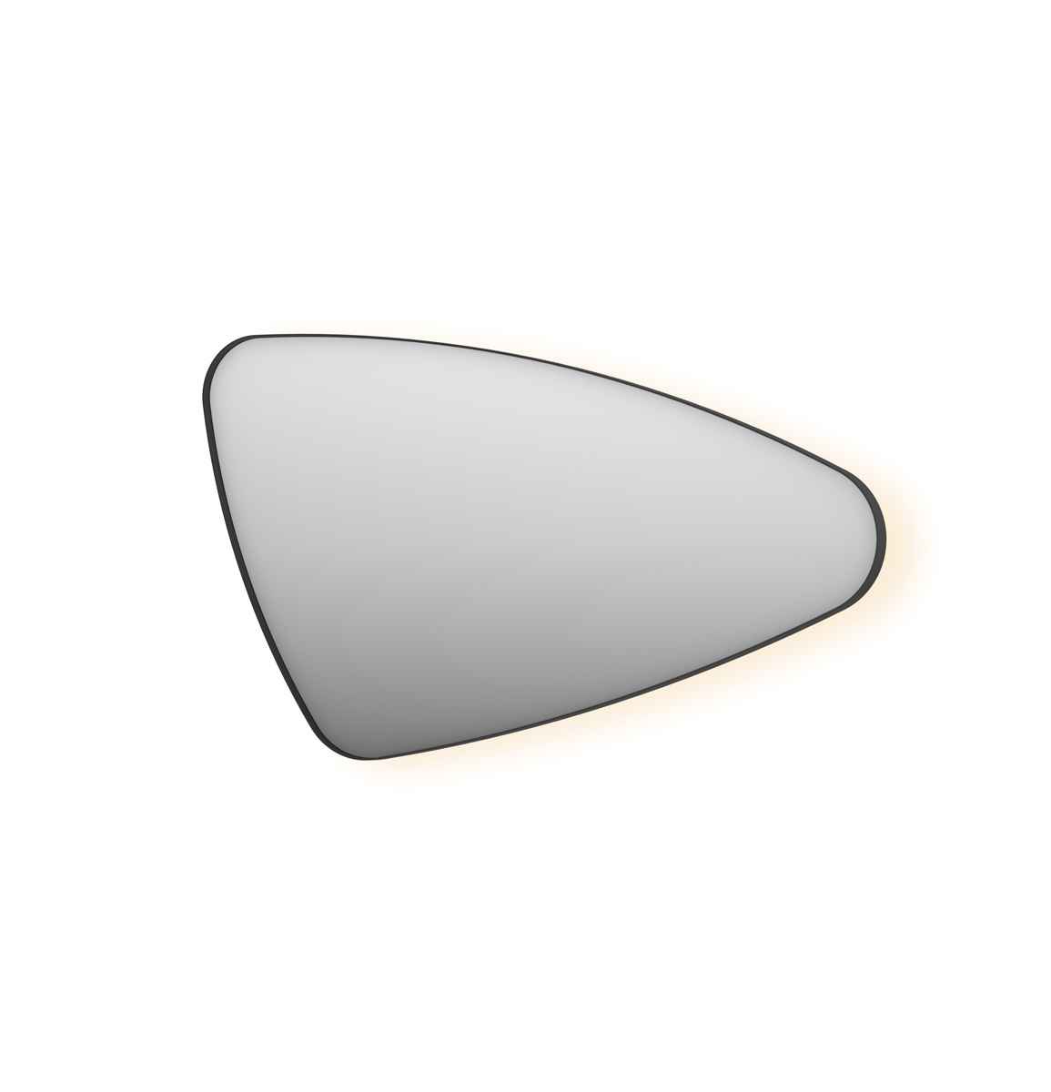 INK spg. SP22 organisch in stalen kader L H700xB1200xD40 Mat zwart / 8409220