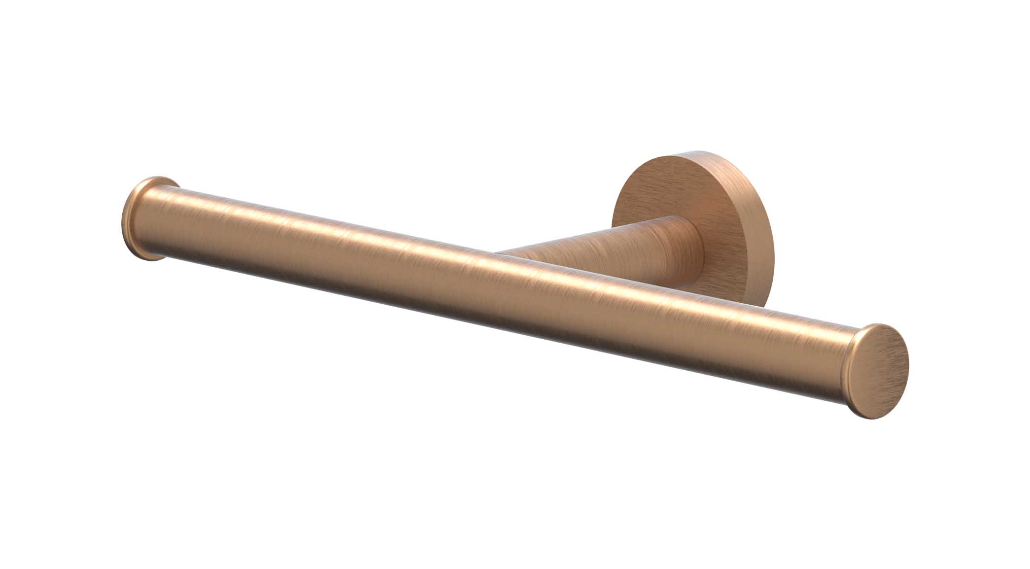 IVY Toiletrolhouder dubbel 6500455 gebr. mat koper PVD