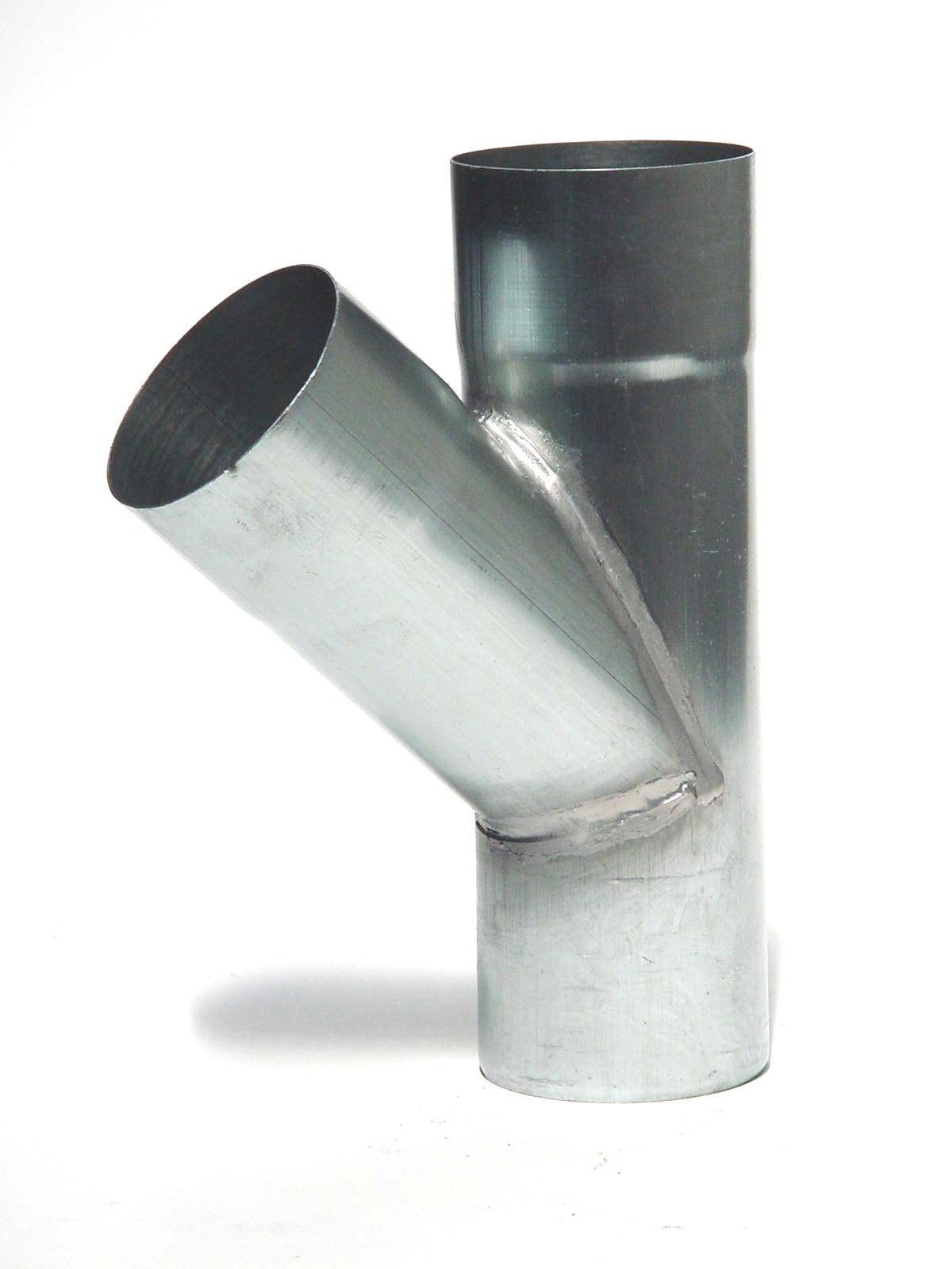 Zinken T stuk 100 45 graden