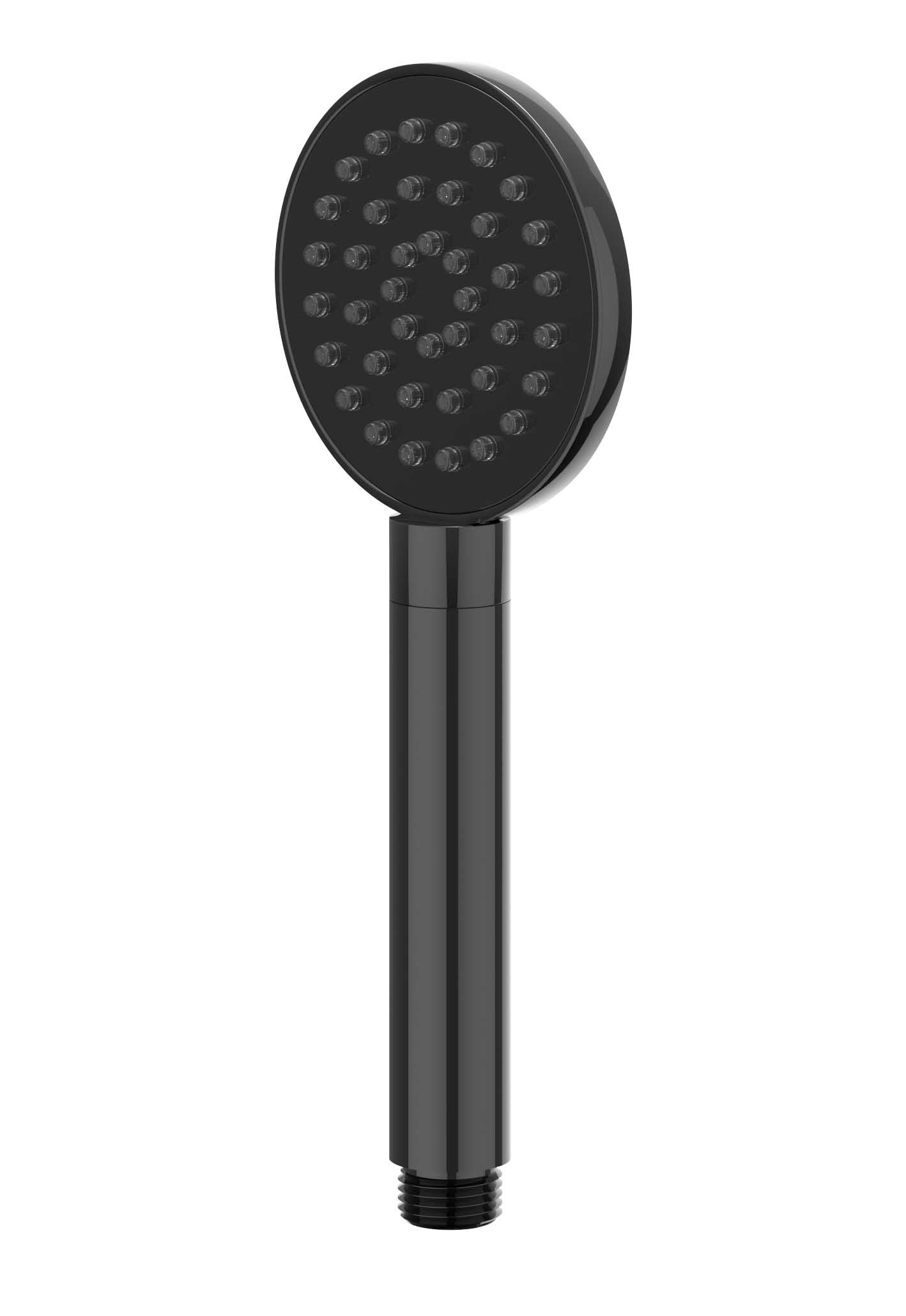 IVY Toebehoren Handdouche rond 9cm satin spray 6900457 Zwart chroom PVD