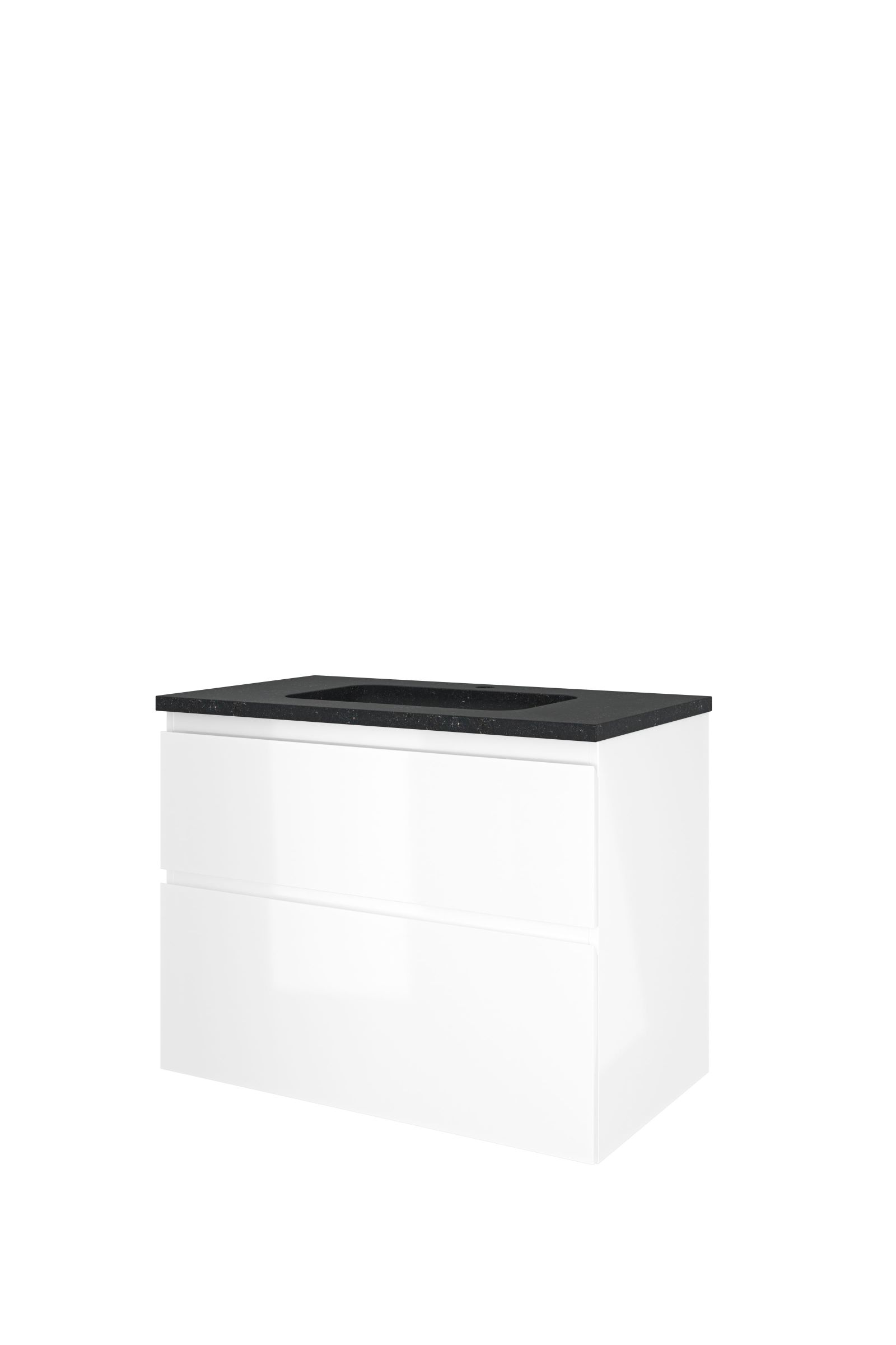 Proline set hardsteen Elegant wast. met 1 krgt. en onderk. a-sym. 1815834 Glans wit/Blue stone H625xB800xD460