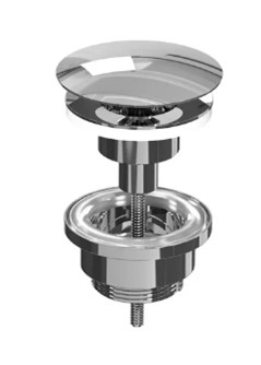 Proline Afvoerplug open 9902047P Chroom