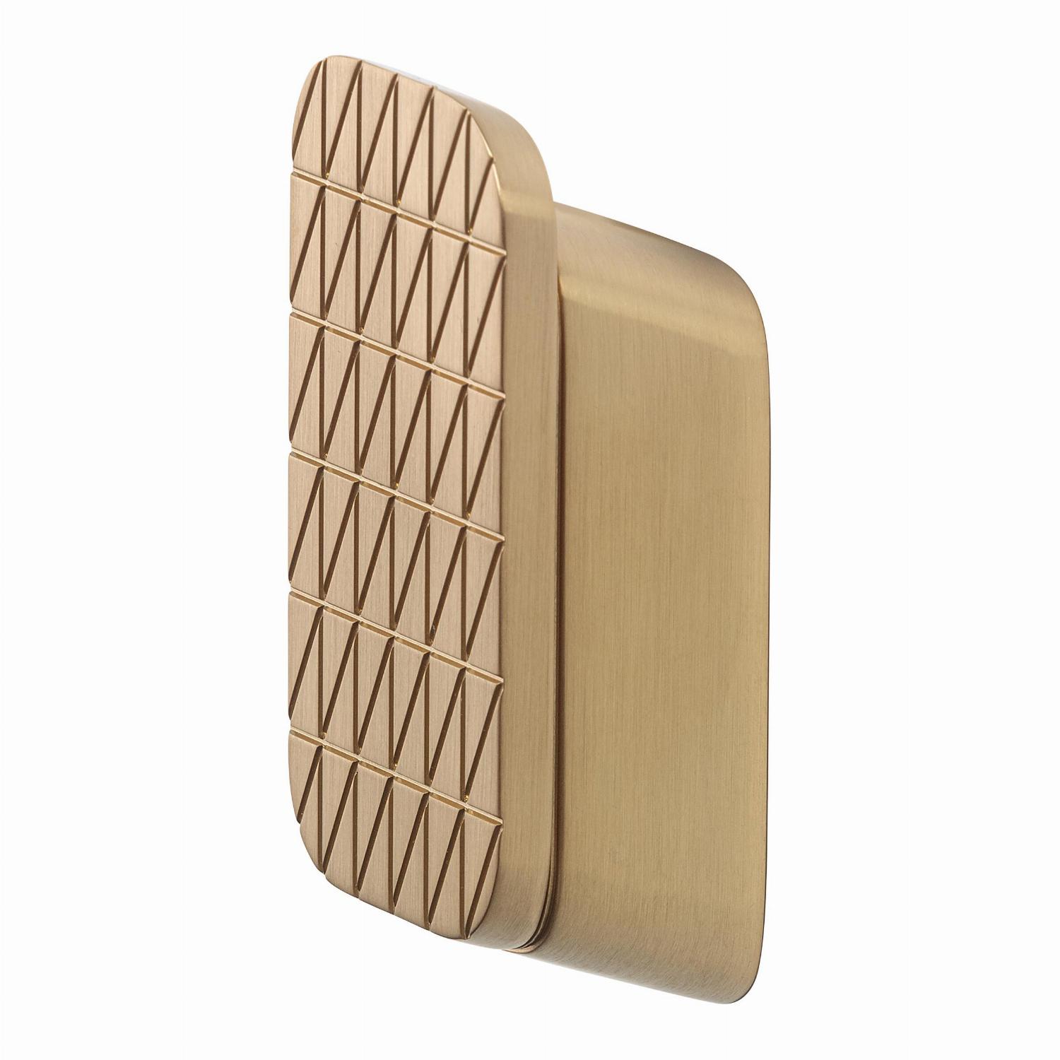 Geesa Shift handdoekhaak medium met driehoekpatroon goud geb. 919967-07-92