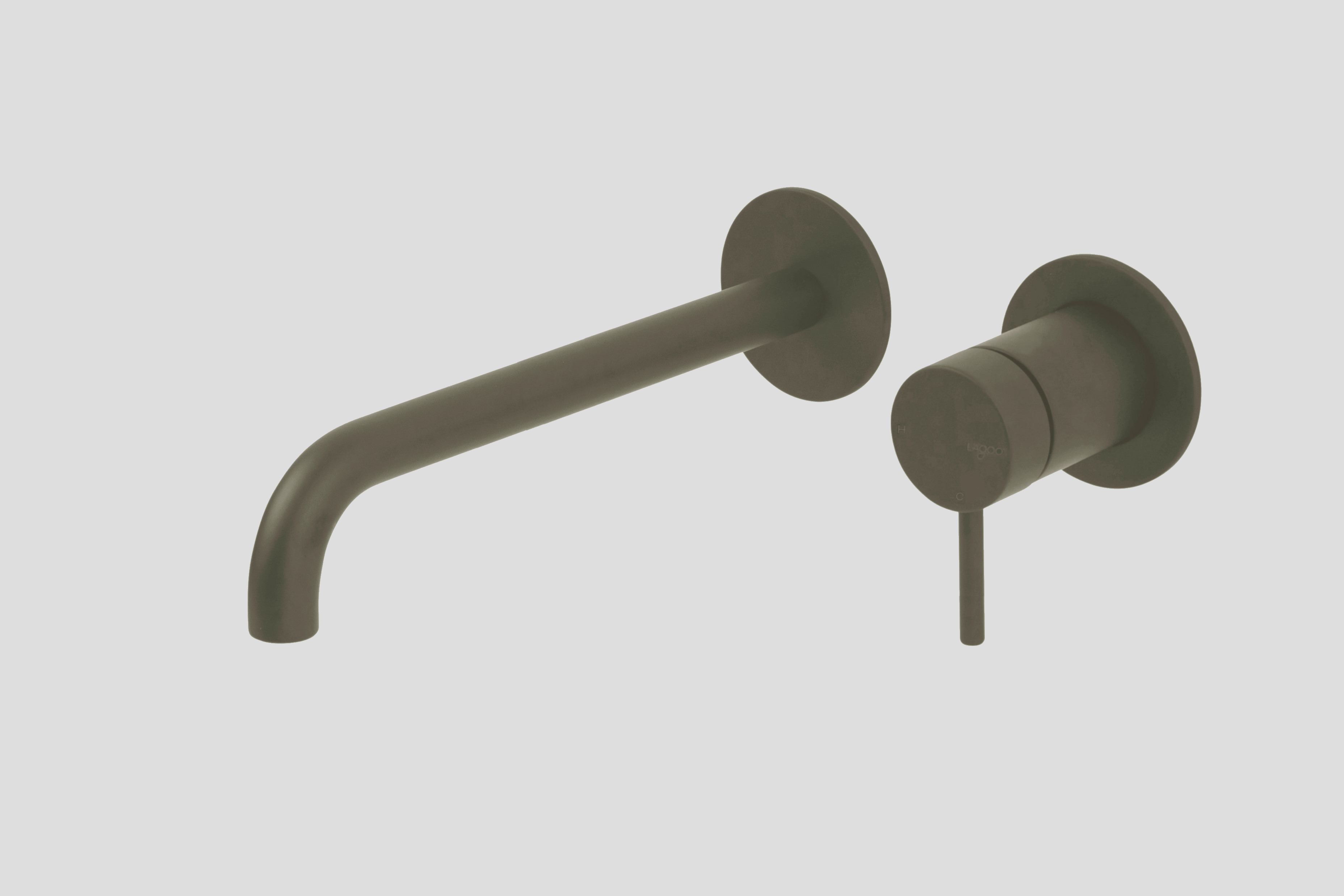 Lagoo Garda Inbouw wastafelmengkraan met uitloop links (26 cm) G1200-26TC Tuscany