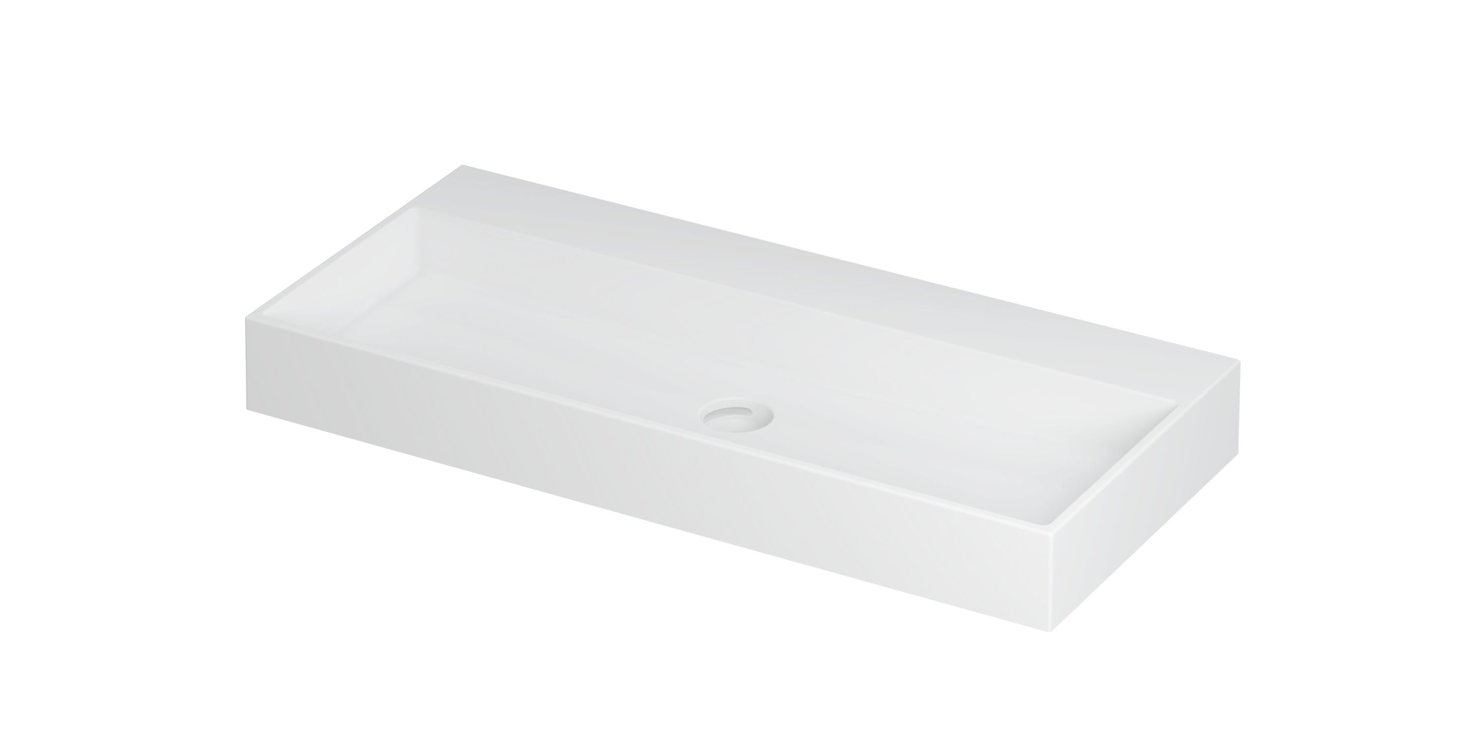 INK United wast. porselein z. krgt. incl. click plug en verb. overl. 0206062 Mat wit