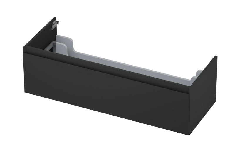 INK onderk. 1 lade greepl. gelakt 45gr 1240141 Mat antraciet H350xB1200xD450