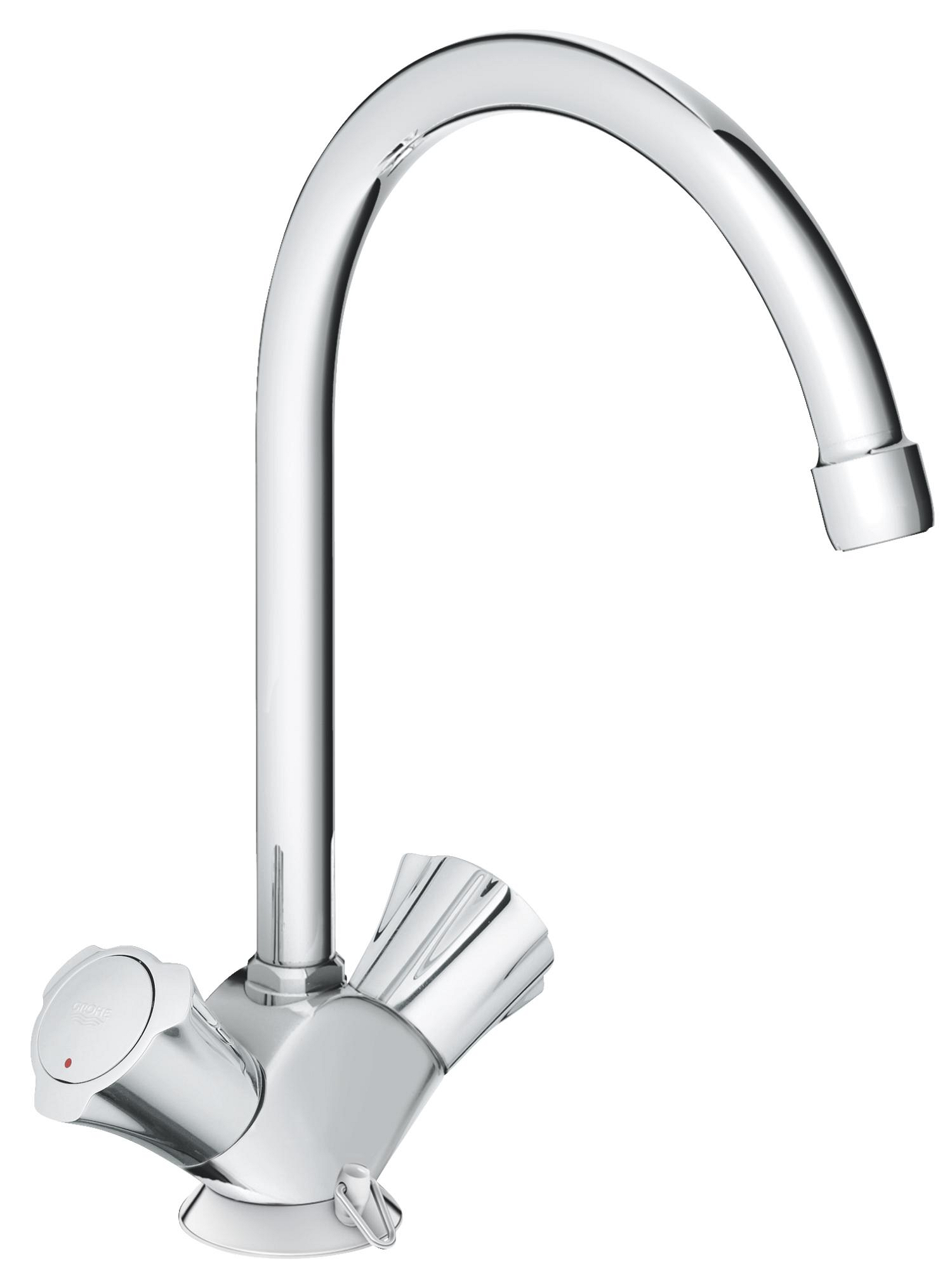Grohe Costa-L keukenmengkraan hoge uitloop m/ketting 31812001