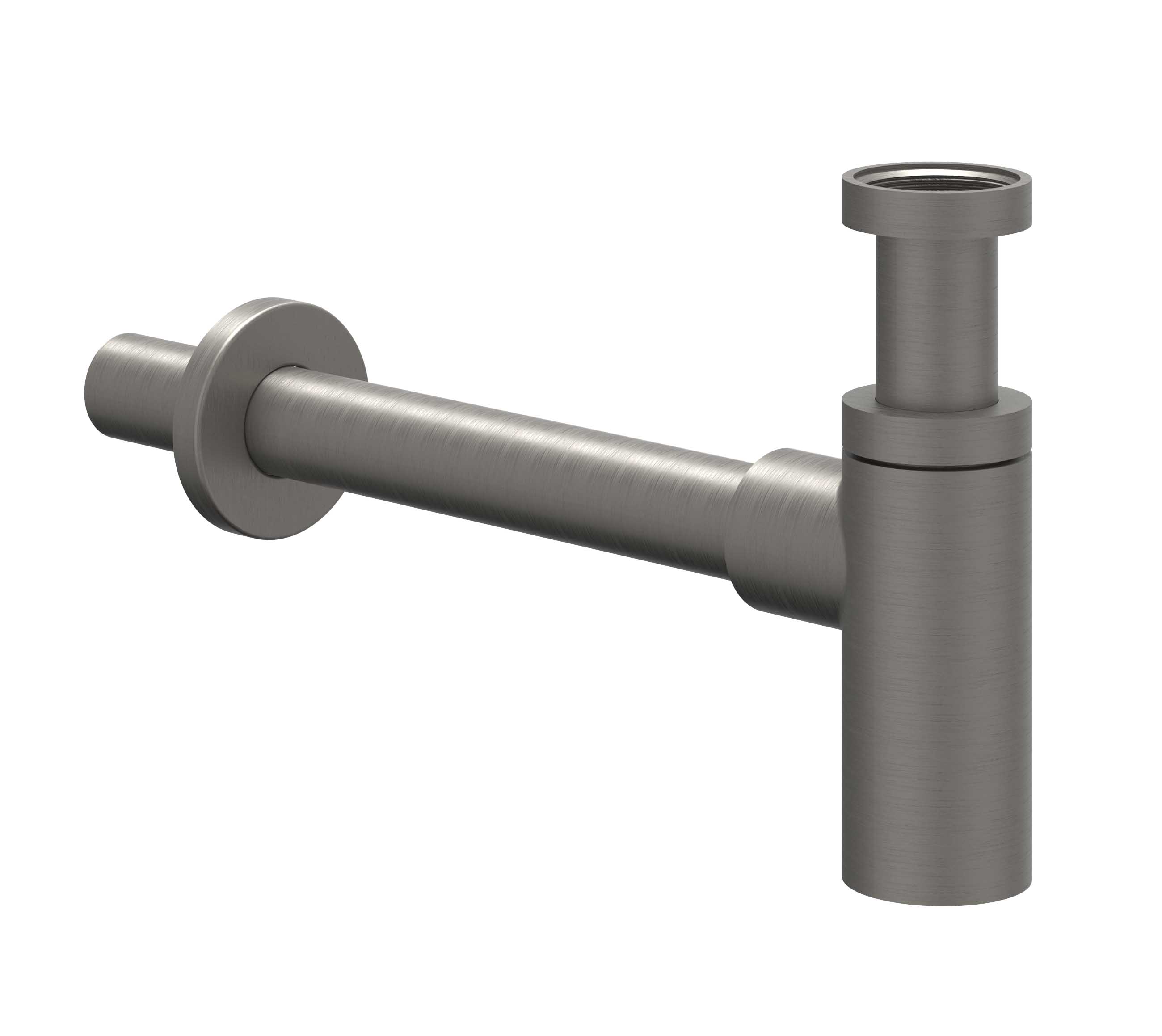 IVY Toebehoren Design sifon hoog model 6901806 gebr. metal black PVD