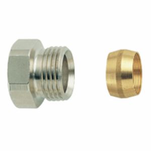 Heimeier klemkoppeling 1/2x15 koper stalenbuis 2201-15.351