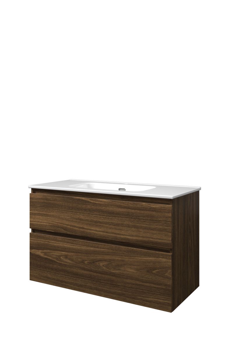 Proline set porselein Elegant wast. met 1 krgt. en onderk. a-sym. 1815253 Cabana oak/Glans wit H620xB1000xD460