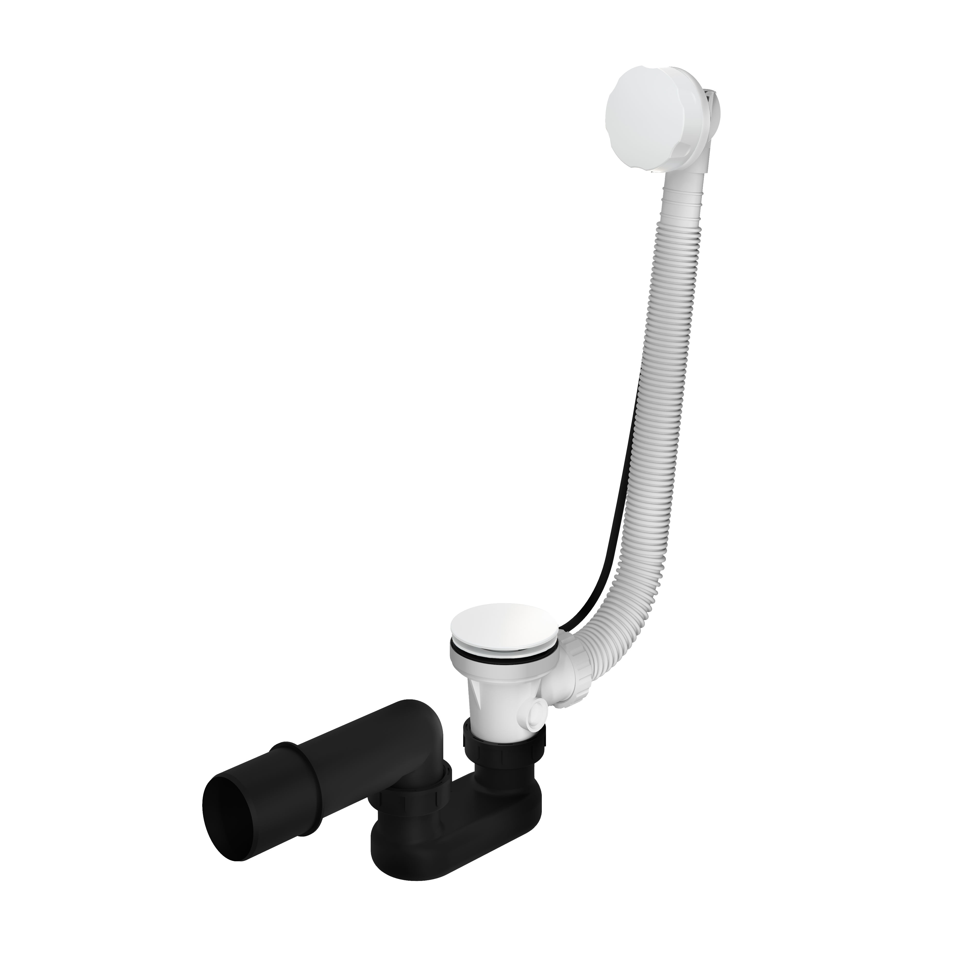 Hotbath Cobber badoverloop set verlengd P032WH Mat wit